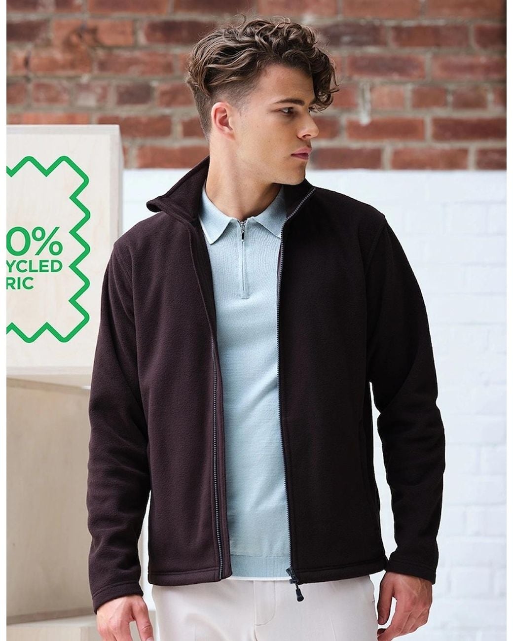 Regatta Black Microfleece Recycled Jacket for men