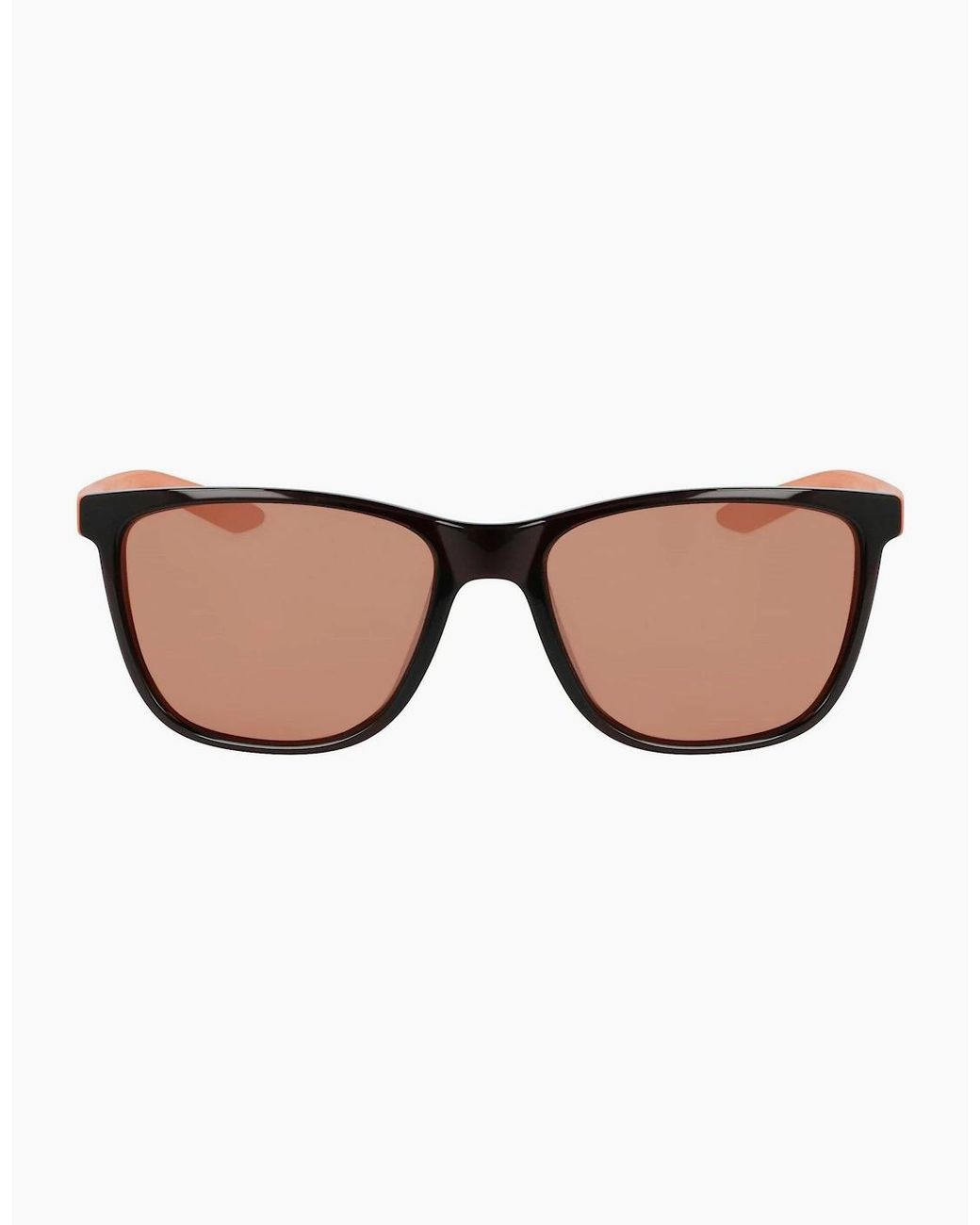 Nike Brown Ascent Square Sunglasses for men