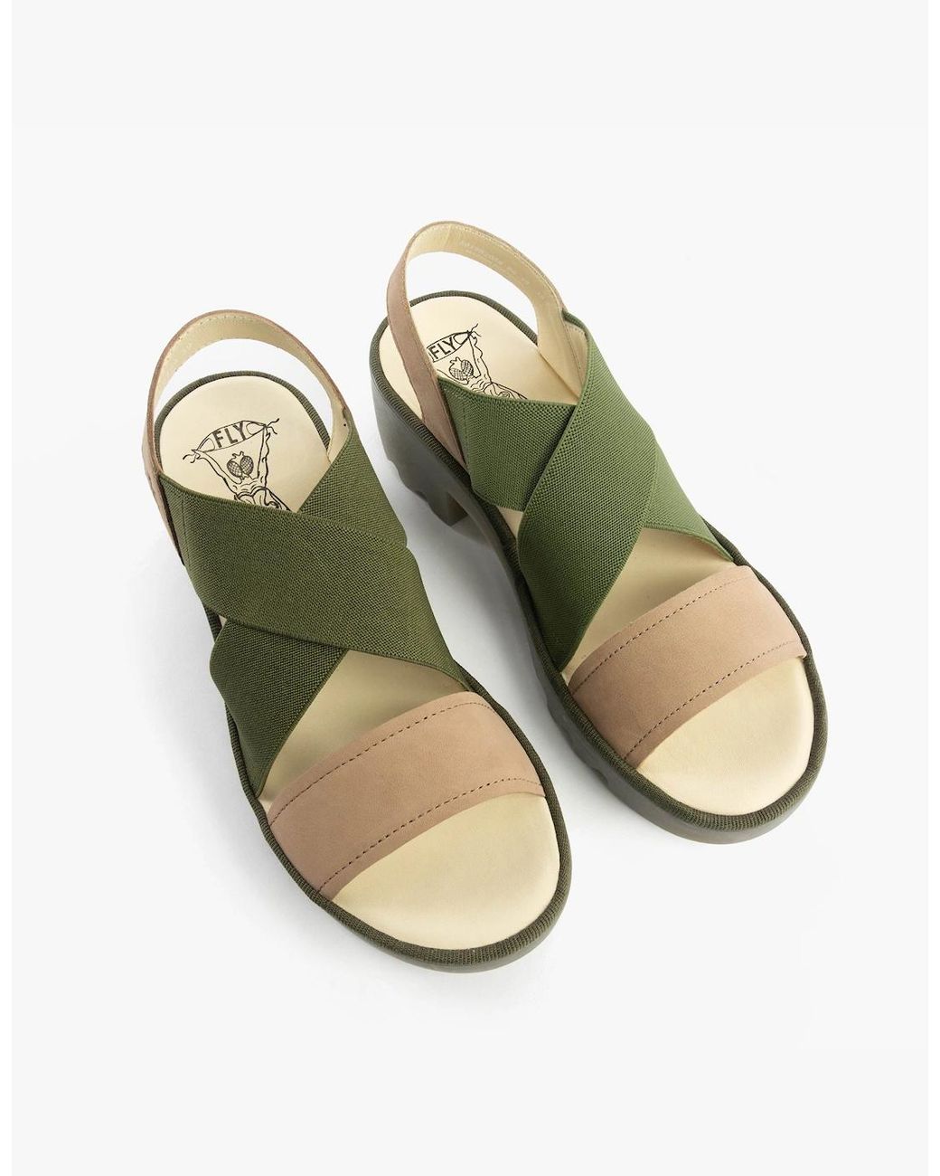 Fly London Multicolor Taji502Fly Sandals Taupe/Khaki