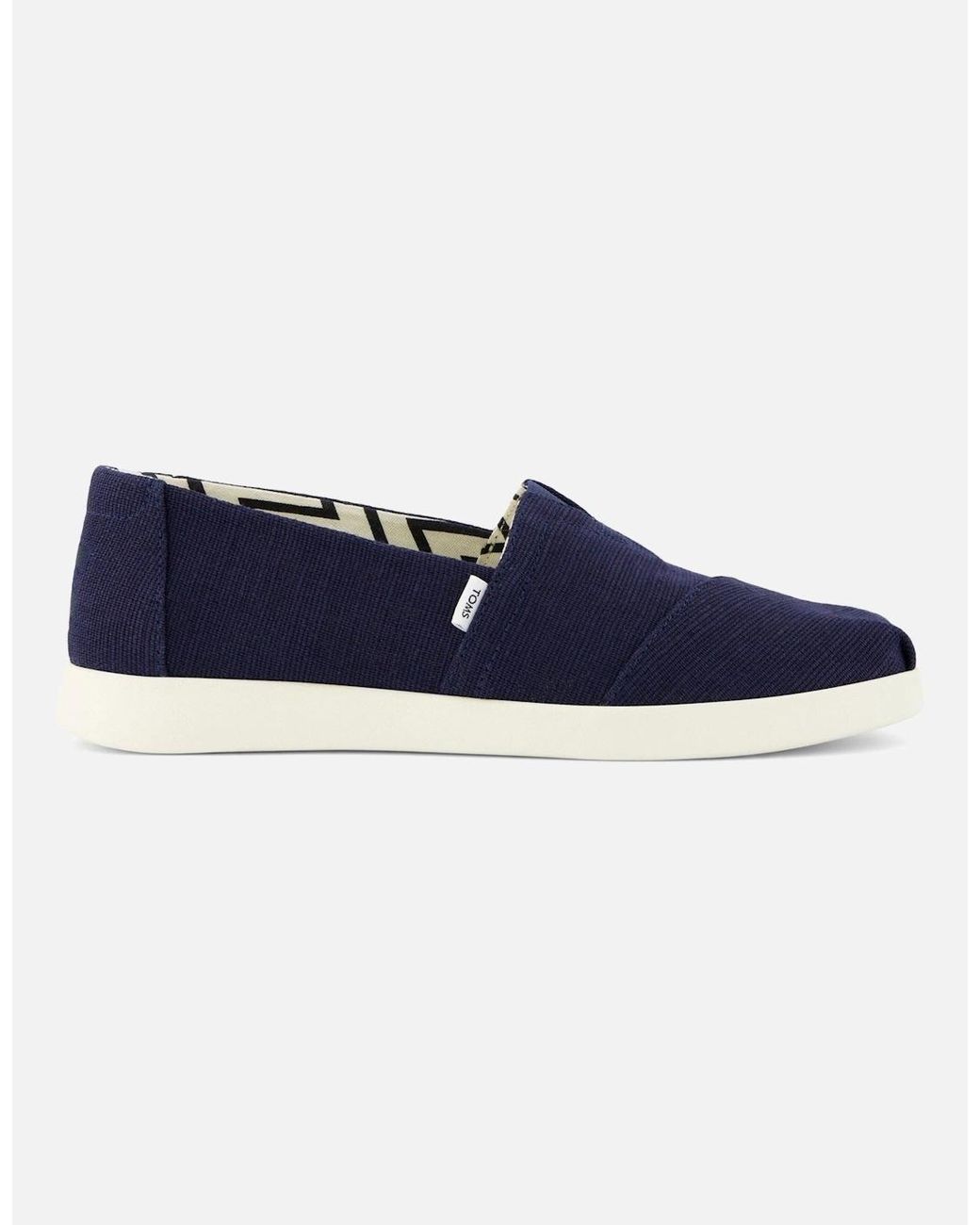 TOMS Blue Alpargata Plus Jute Espadrilles