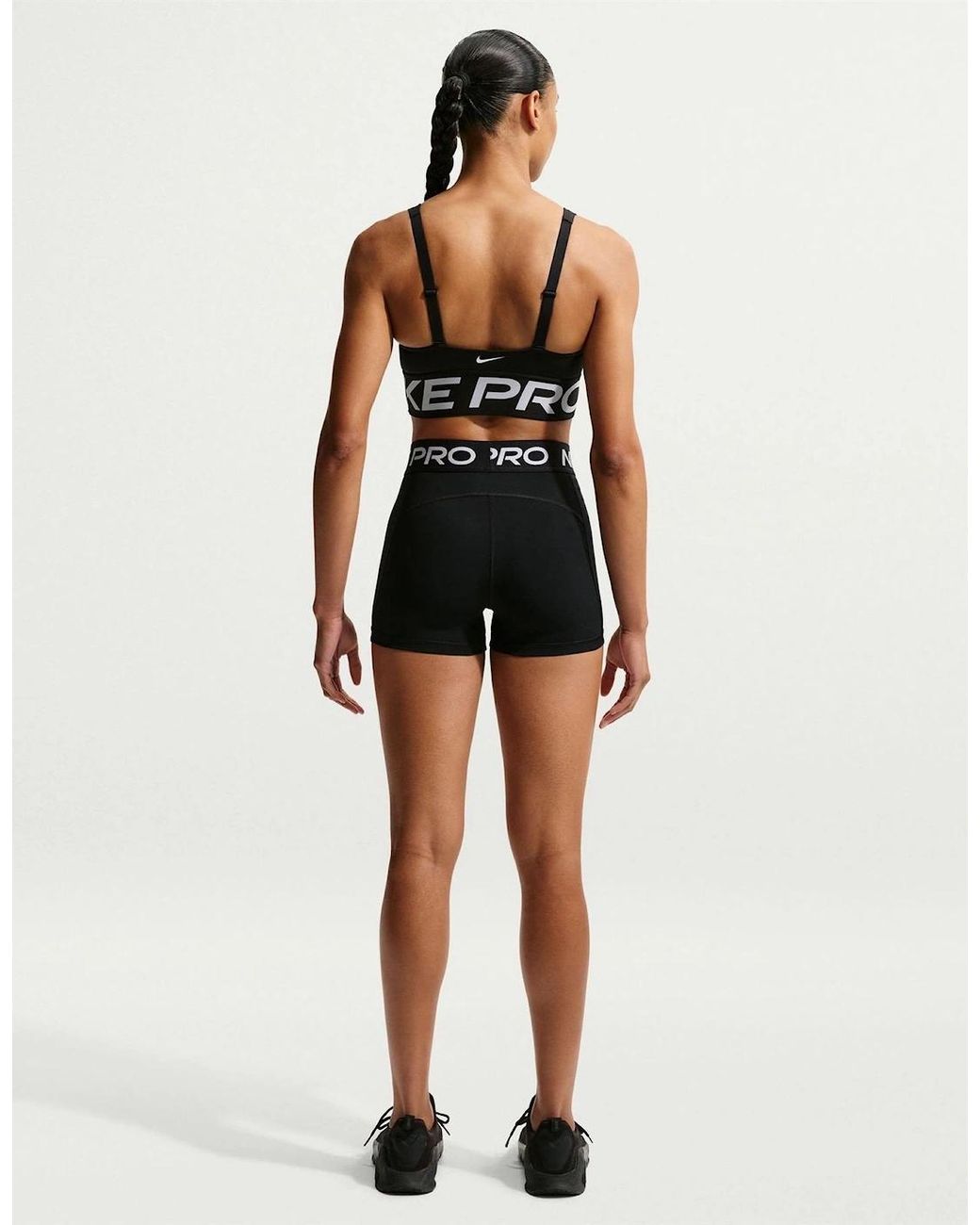 Nike Black Indy Scoop Neck Sports Bra