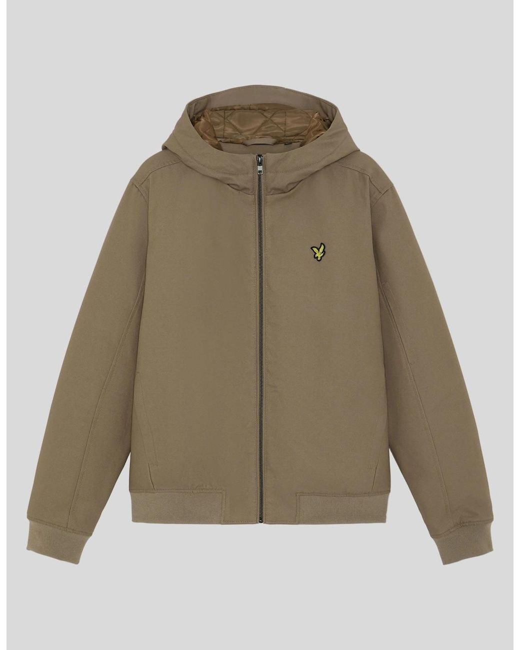 Lyle & Scott Natural Padded Canvas Jacket for men