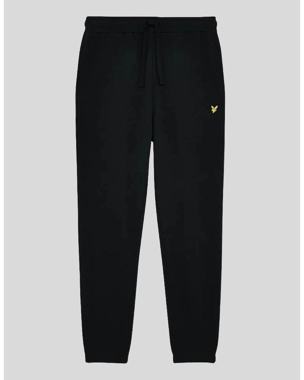 Lyle & Scott Black Everyday Cotton Sweat Pants for men