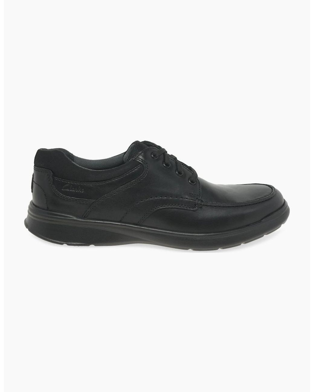 Clarks Black Cotrell Edge Shoes for men