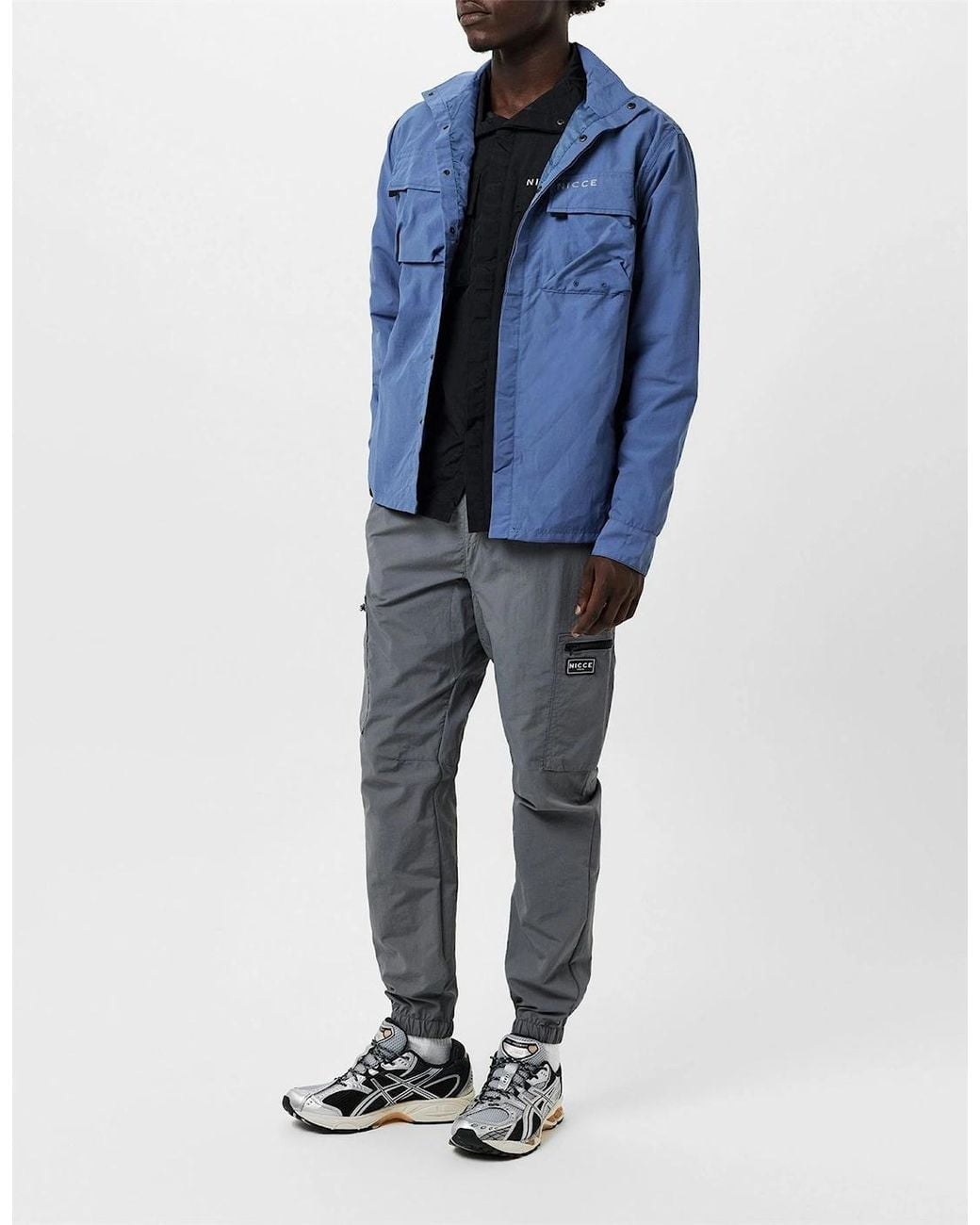 Nicce London Blue Statlo Ovrshirt for men