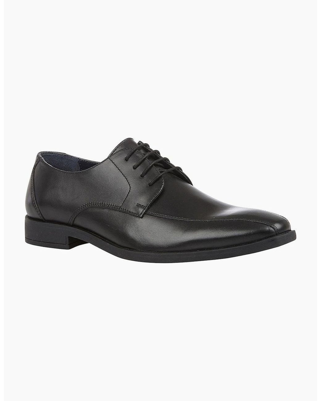 Lotus Black Howard Derby Shoes for men