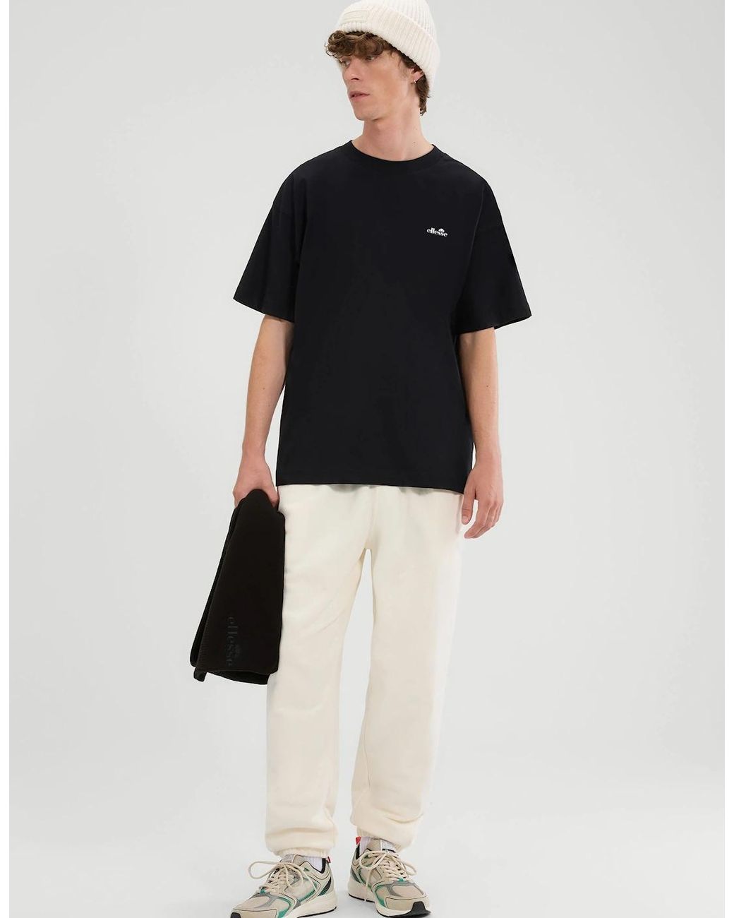 Ellesse Black Suisio T-Shirt for men