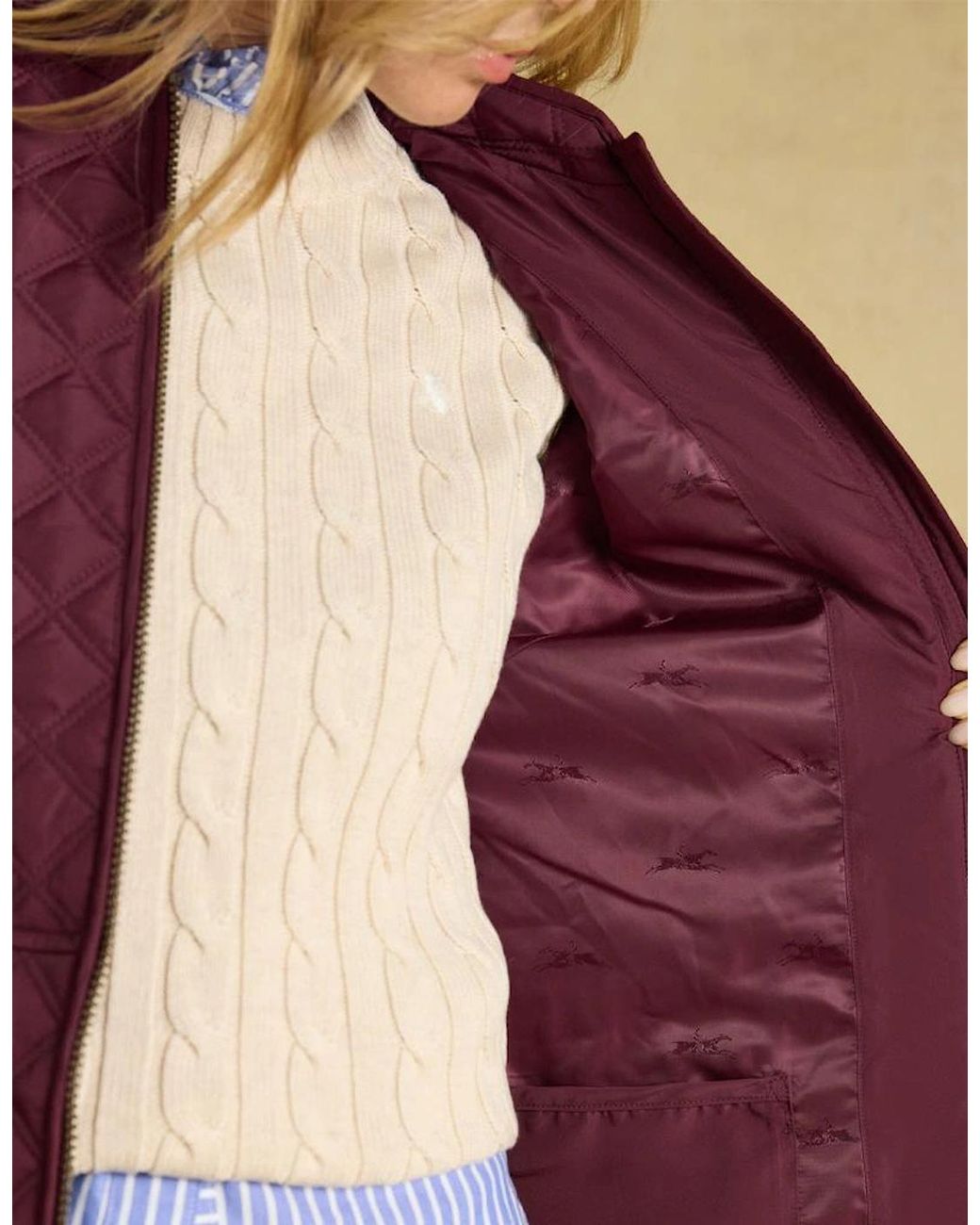 Joules Purple Minx Gilets Dark