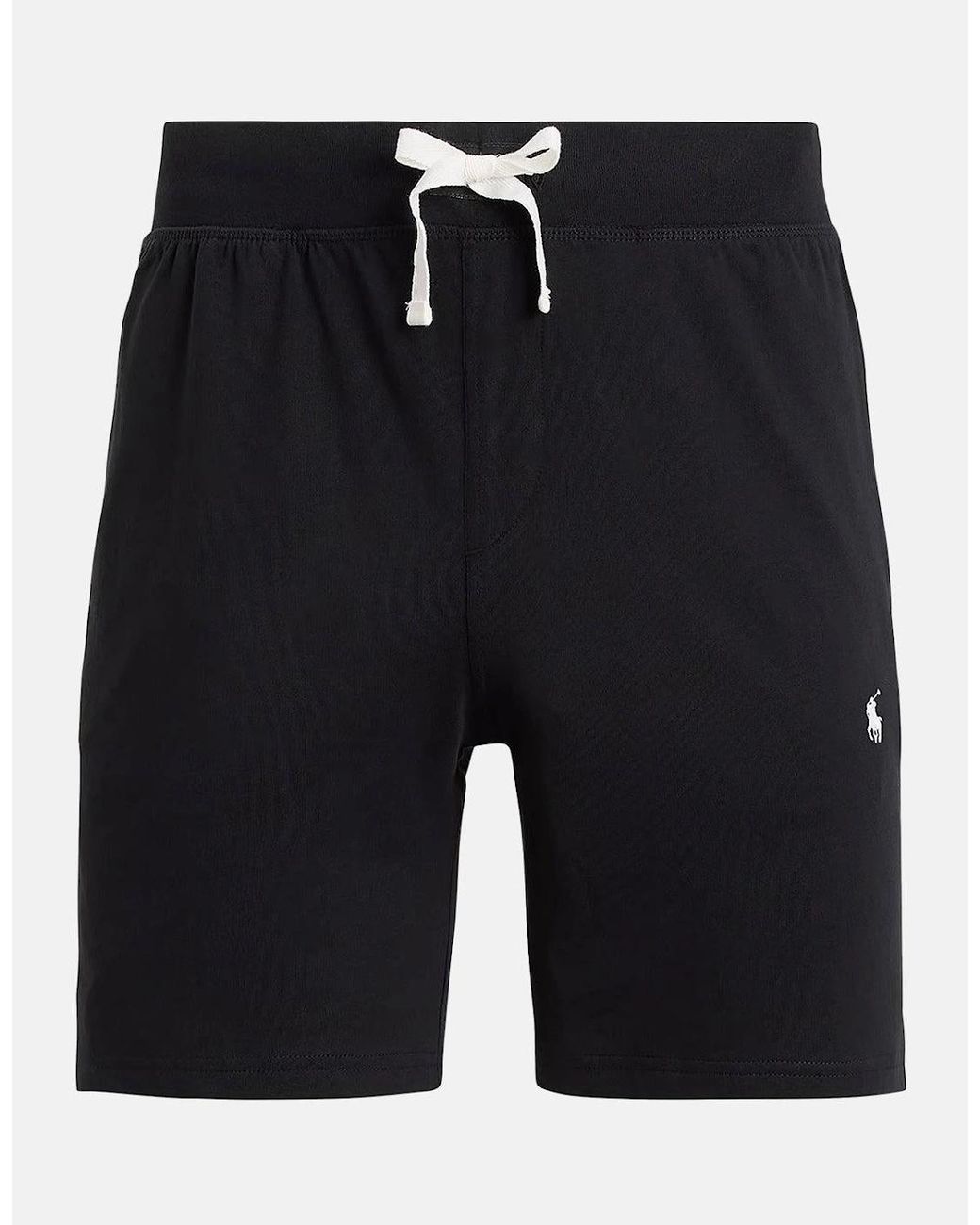 Ralph Lauren Blue Cotton Jersey Sleep Shorts for men
