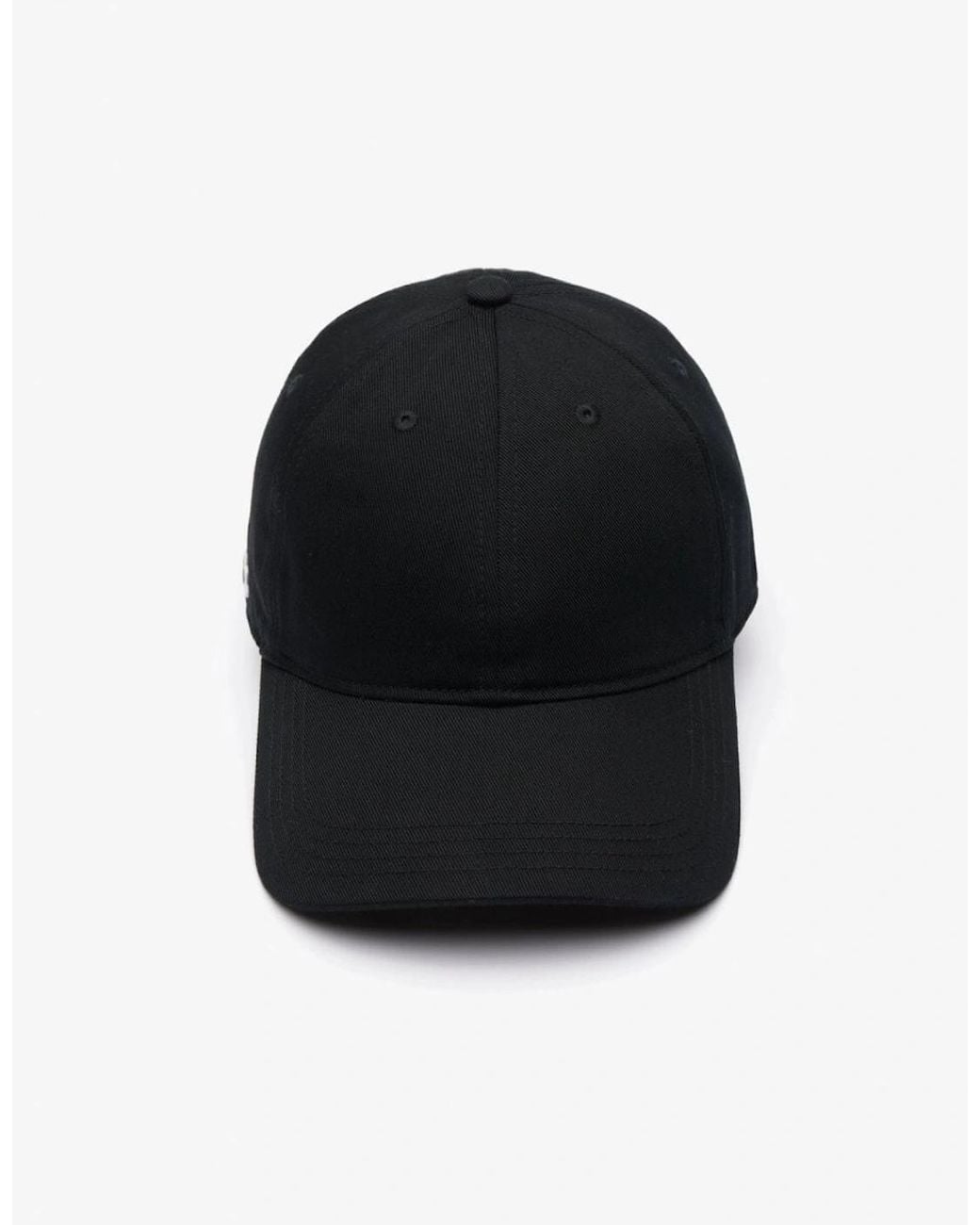 Lacoste Black Twill Cap for men