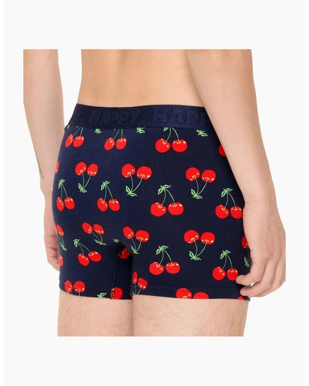 Happy Socks Blue Cherries Boxer Trunk for men