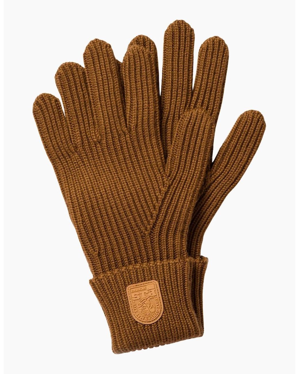 Parajumpers Brown Plain Gloves Almond