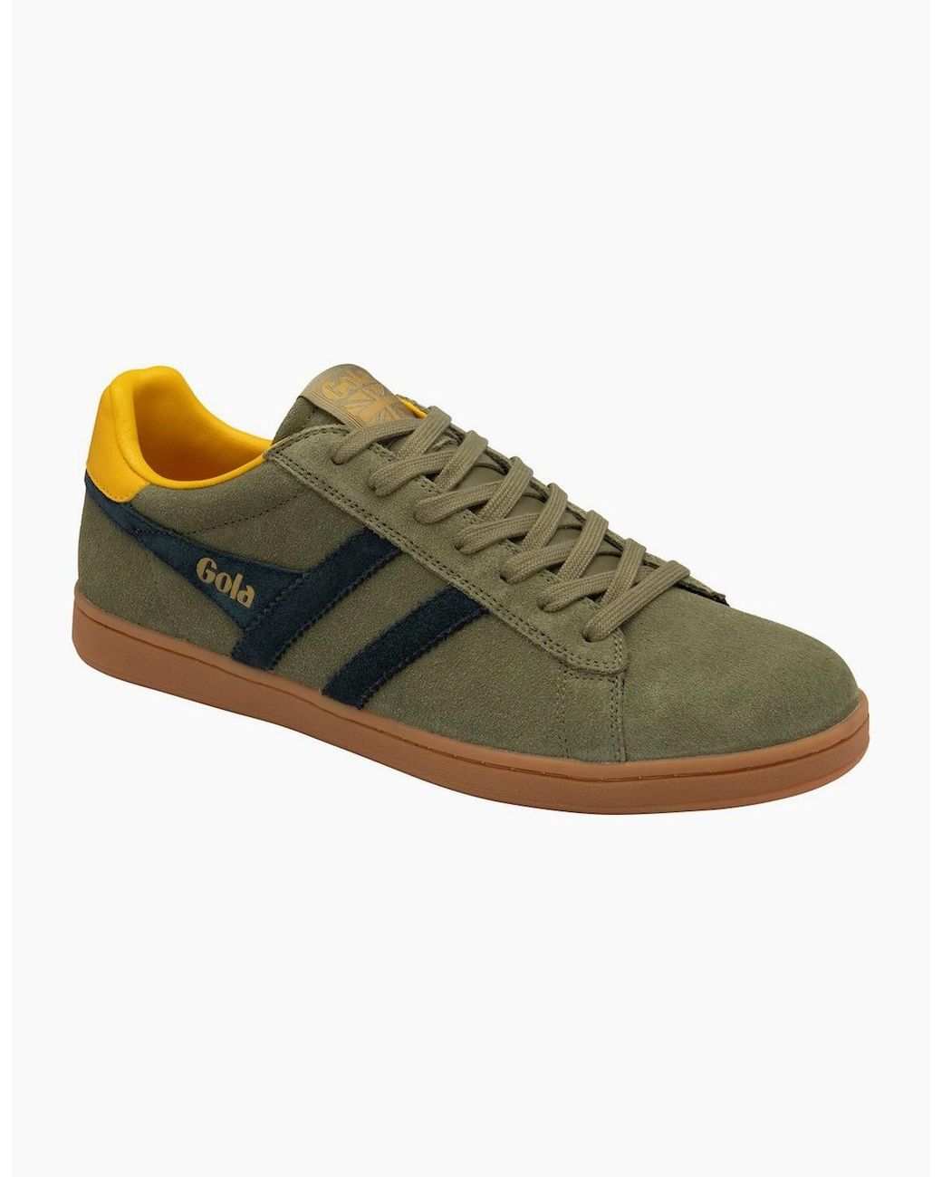 Gola Green Equipe Ii Suede Trainers for men