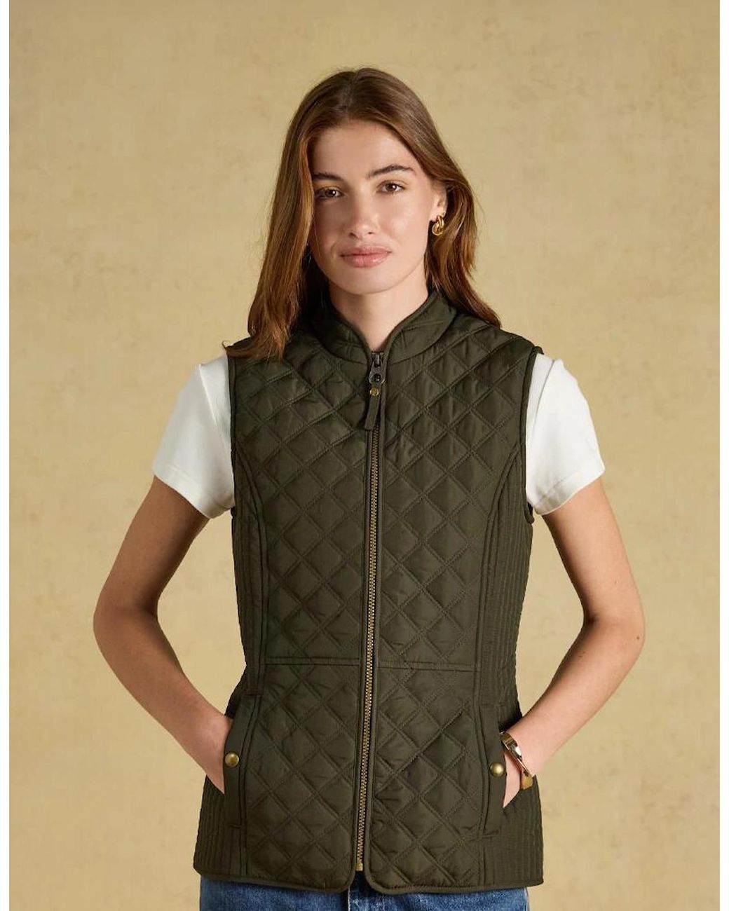Joules Green Minx Gilets Rosemary