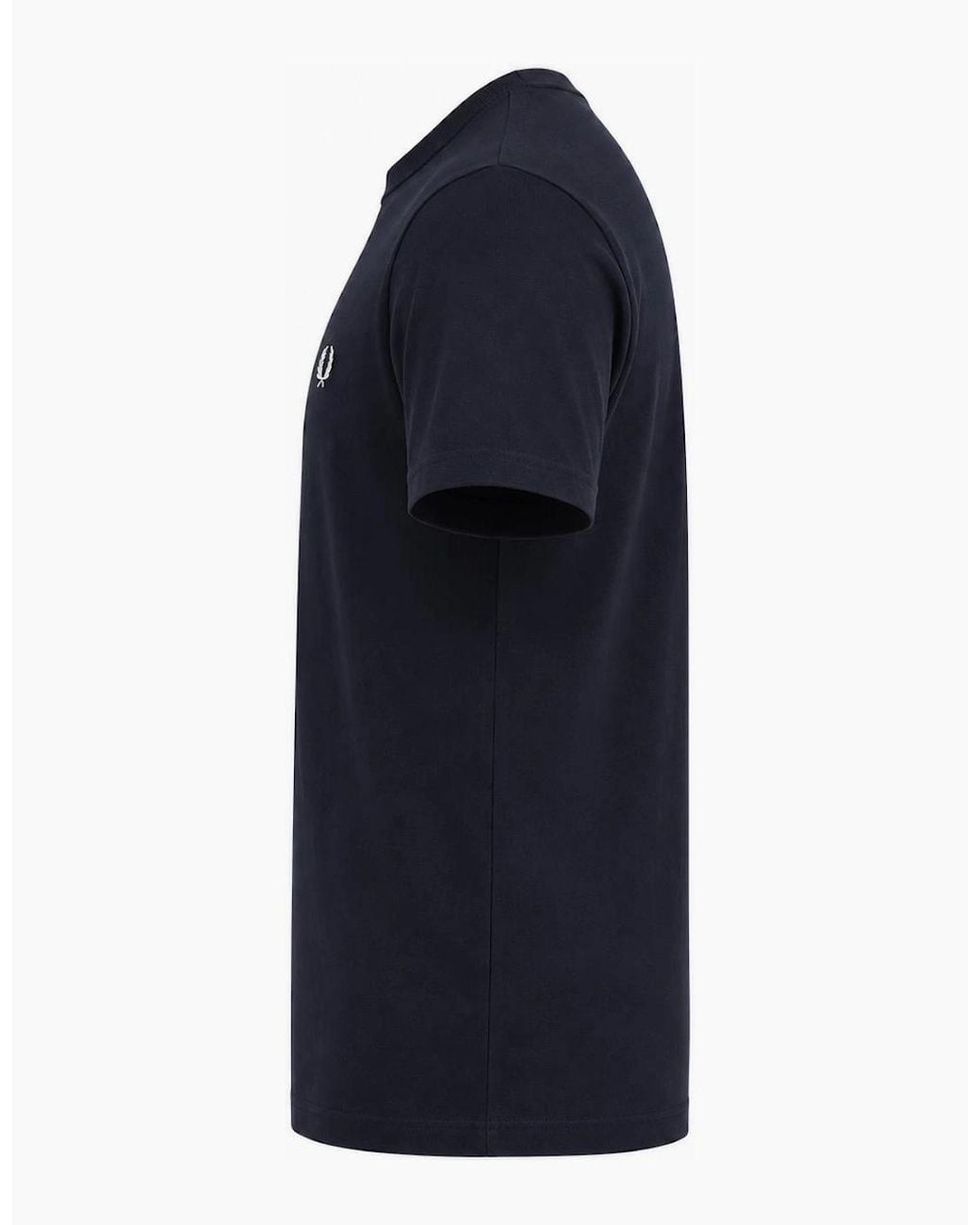 Fred Perry Blue Crew Neck T-Shirt for men