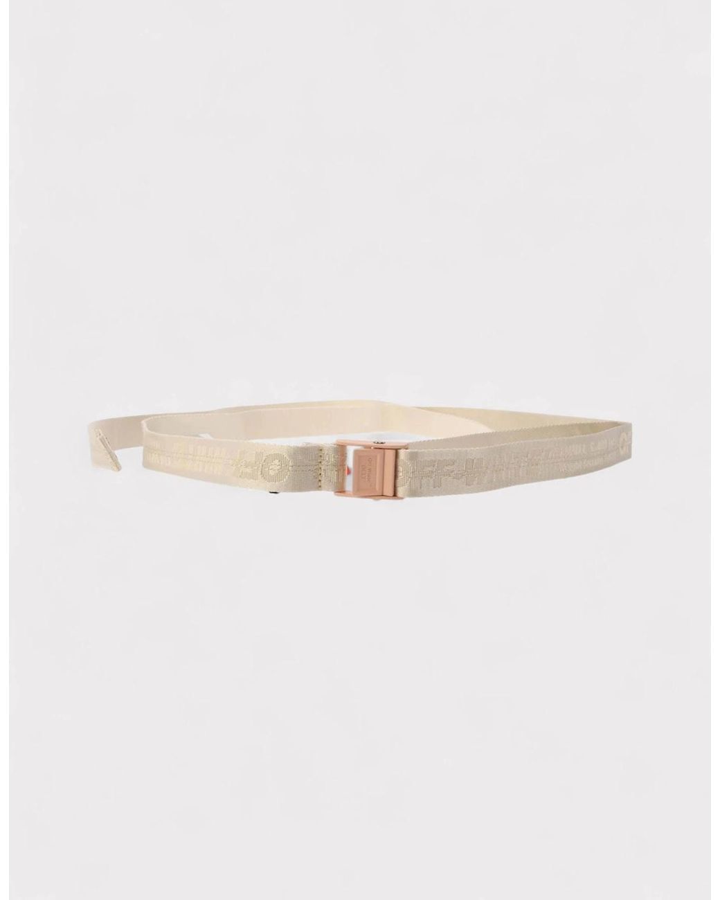 Off-White c/o Virgil Abloh Natural Mini Industrial Belt Off