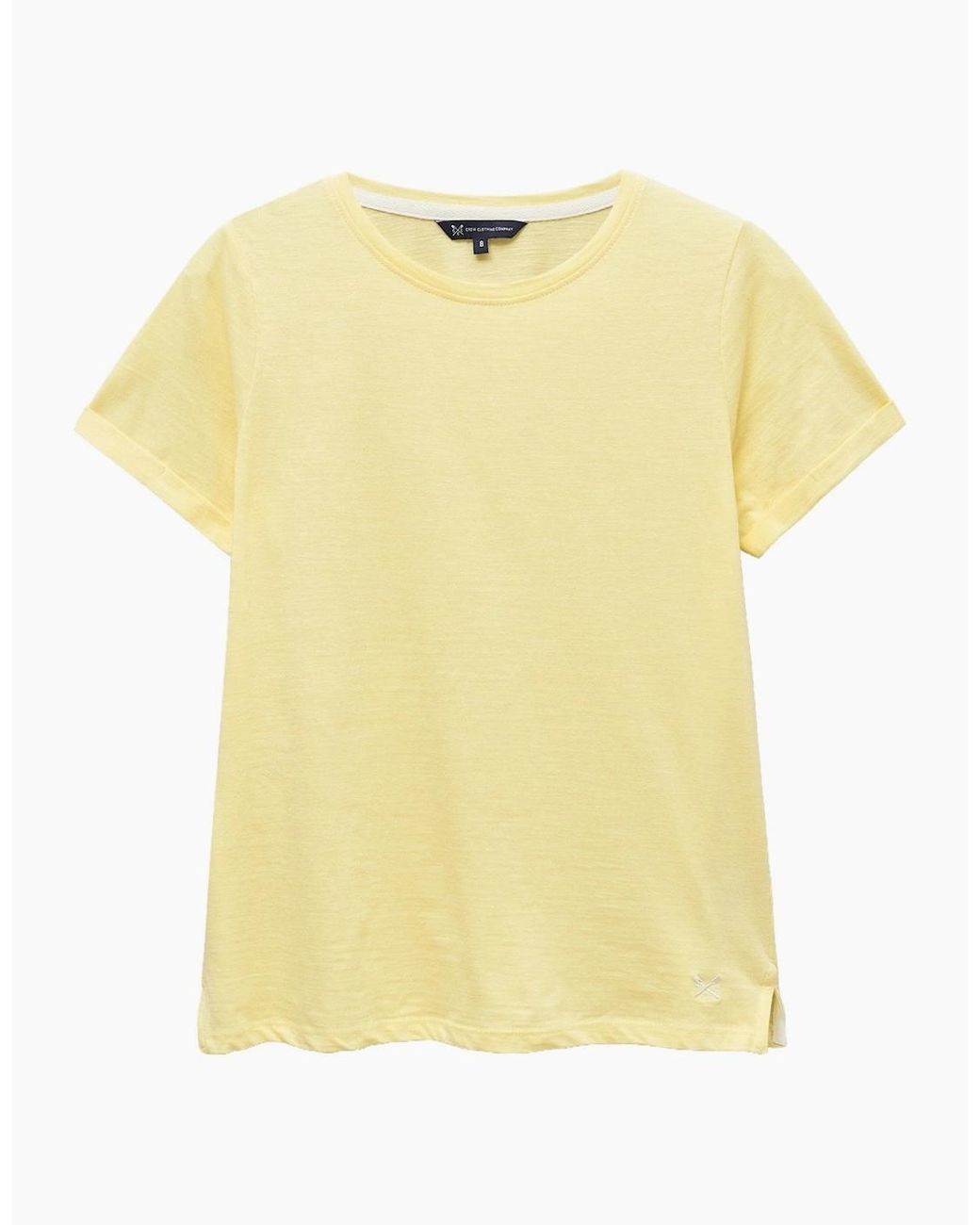 Crew Yellow Perfect Crew Slub T-Shirt