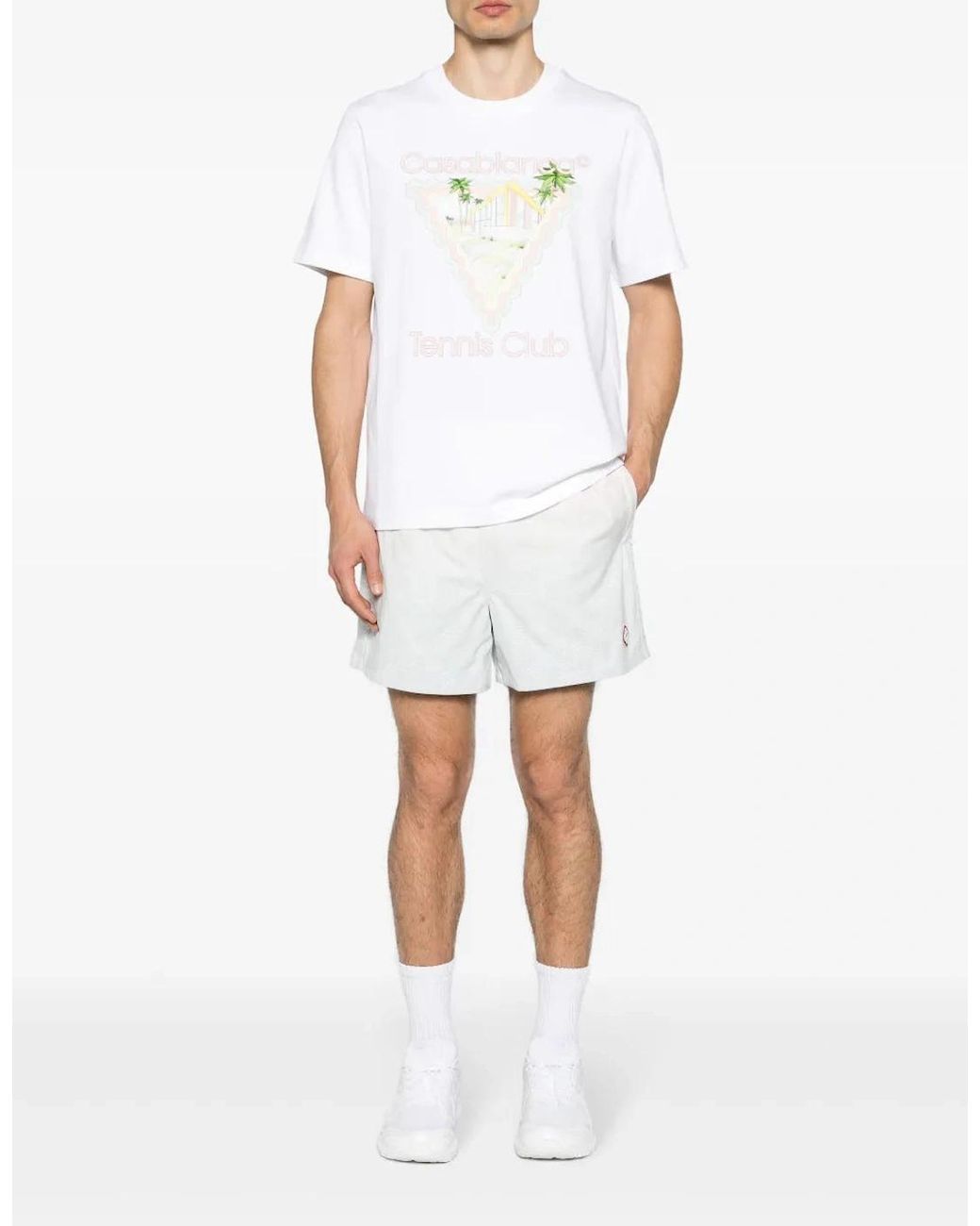 Casablanca White Maison De Reve Logo Printed T-Shirt for men