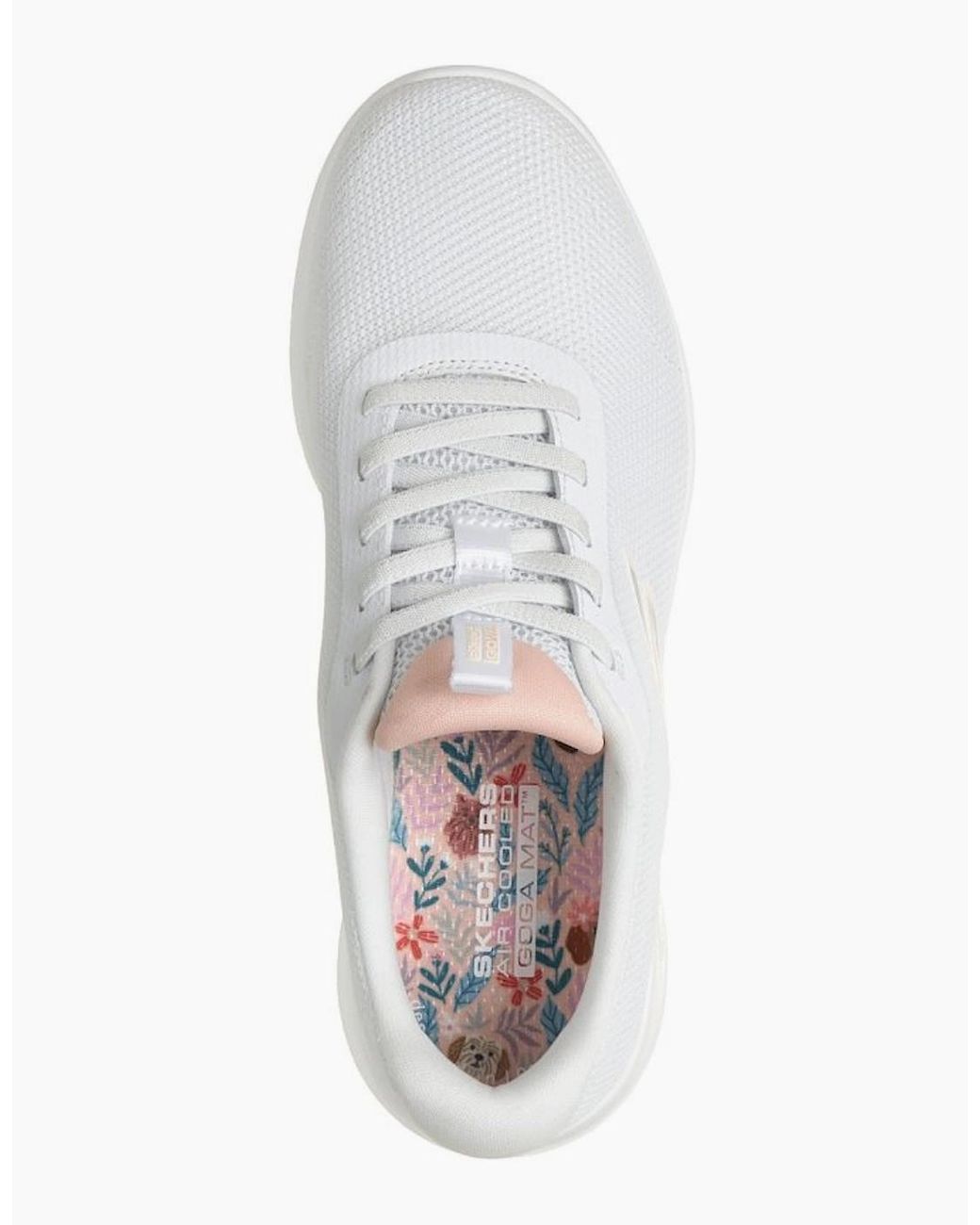 Skechers Go Walk White Go Walk Joy Rina Trainers