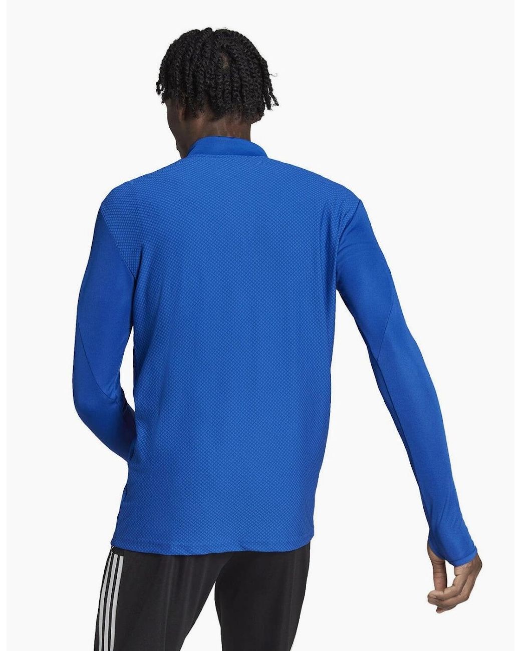 Adidas Blue Tiro 23 League 1/4 Zip Training Top for men