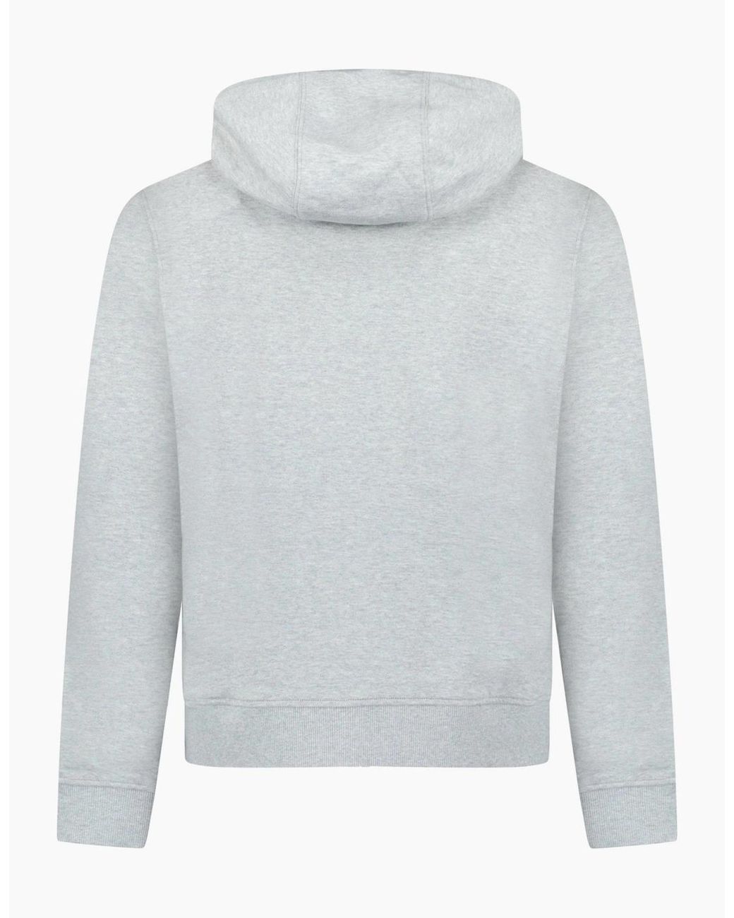Burberry Gray 'Keira' Logo Hoodie Zip Sweatshirt
