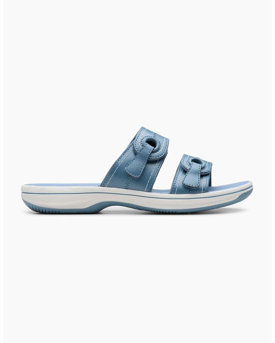 Clarks Blue Brinkley Maye Sandals