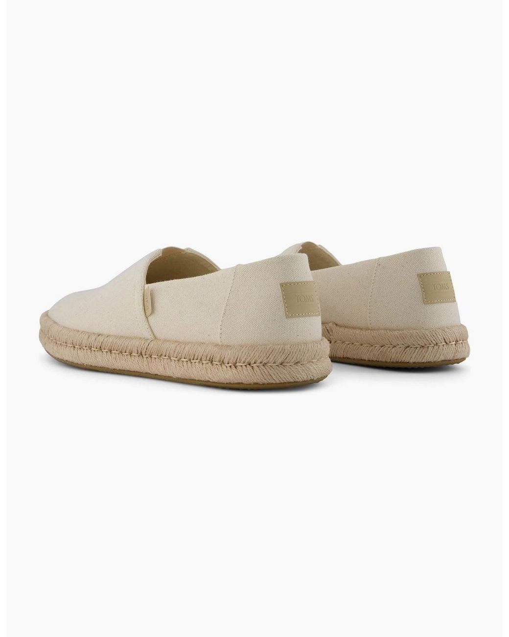 TOMS White Alpargata Rope 2.0 Shoe Cotton Natural Espadrilles for men