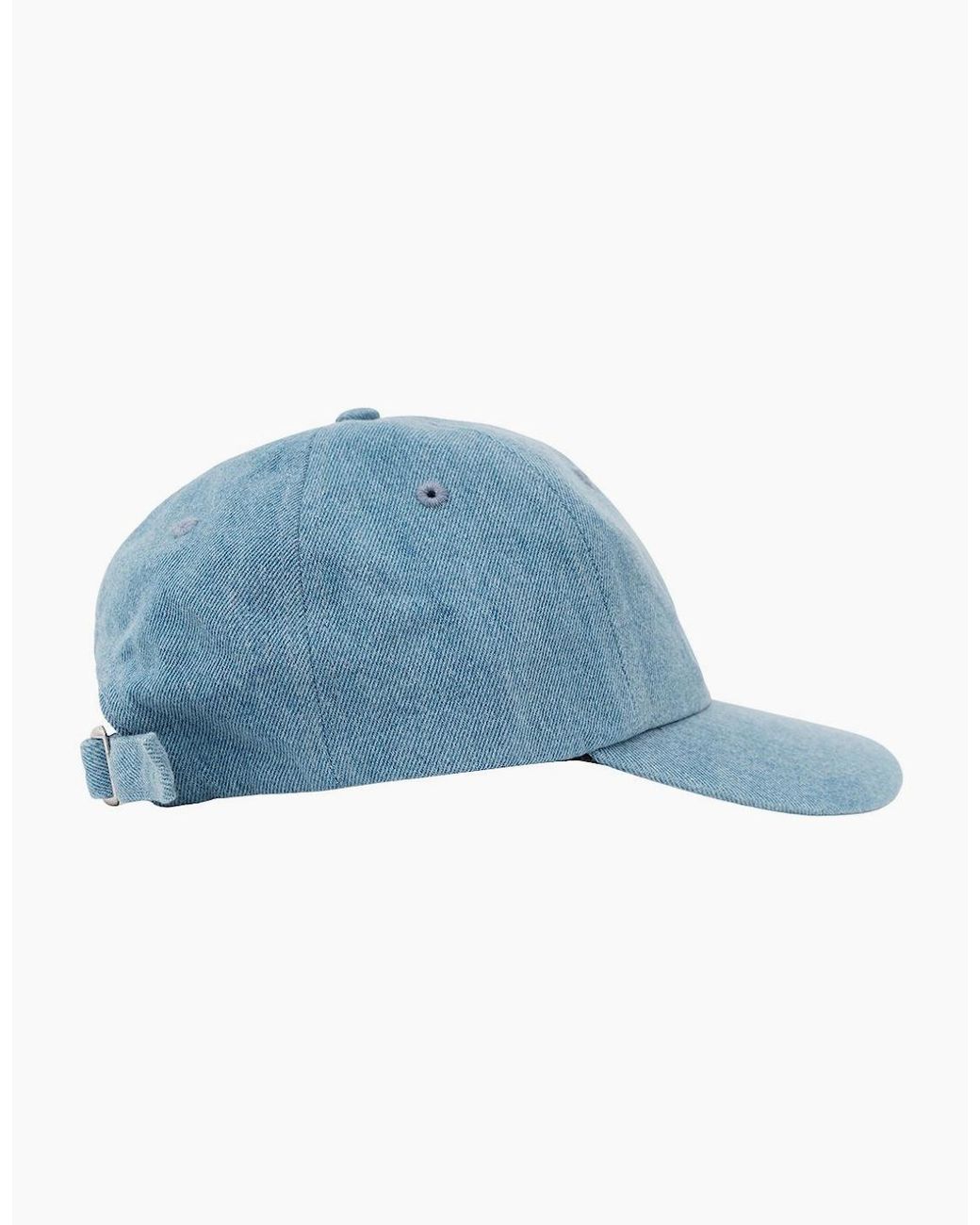Parlez Blue Boyd 6 Panel Low Profile Mid Wash Cap for men