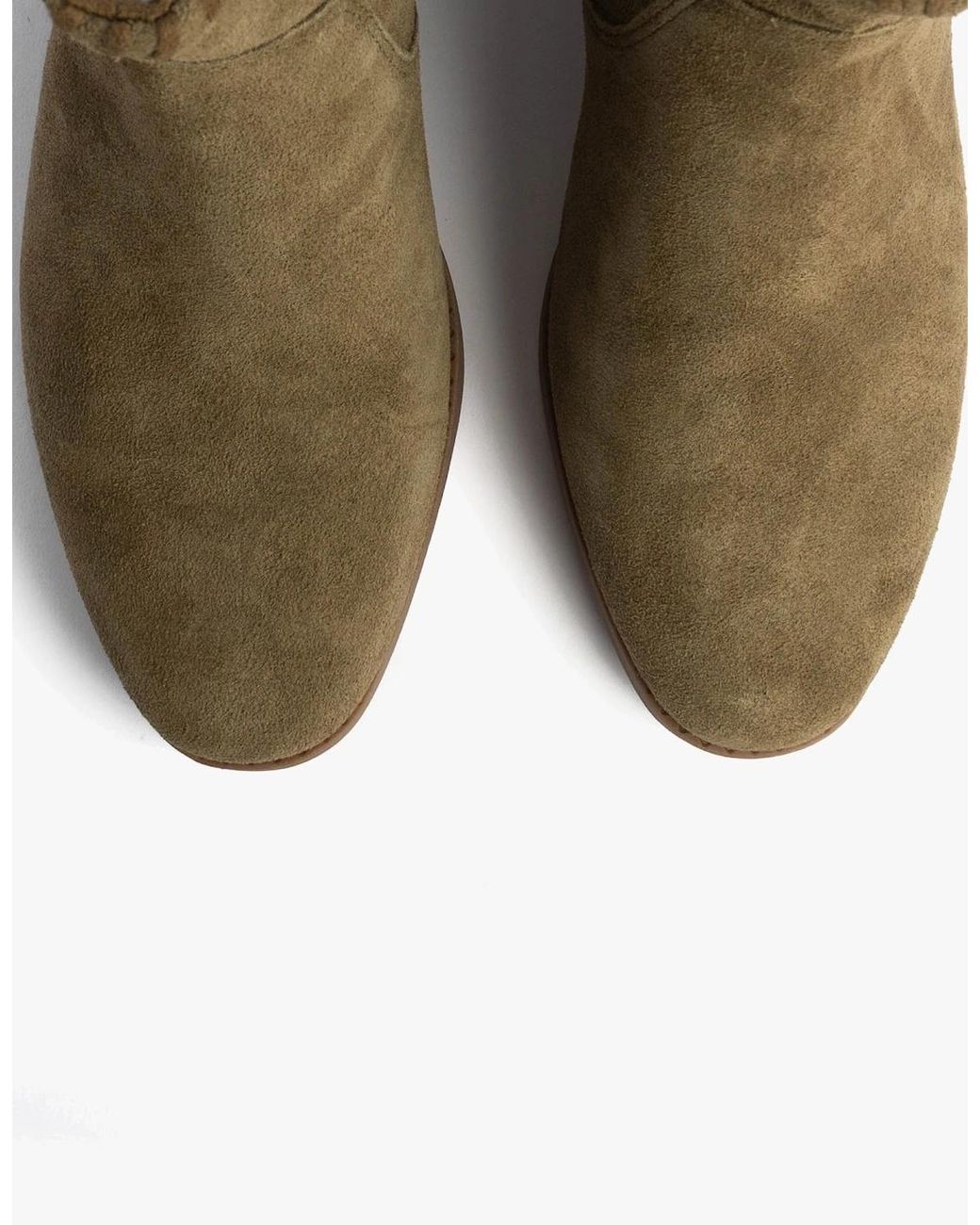 TOMS Green Delilah Ankle Boots