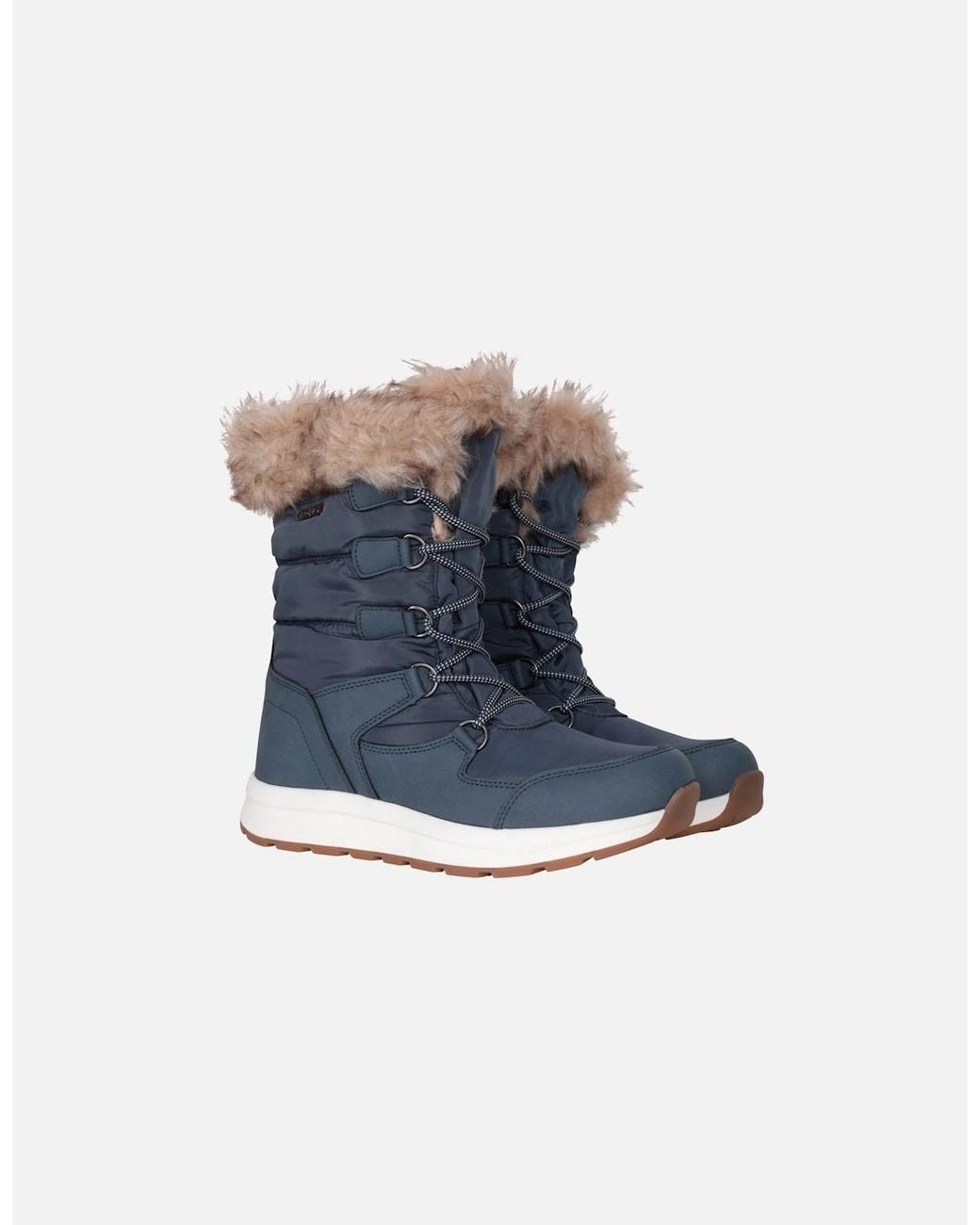Mountain Warehouse Blue Ladies Canmore Waterproof Snow Boots
