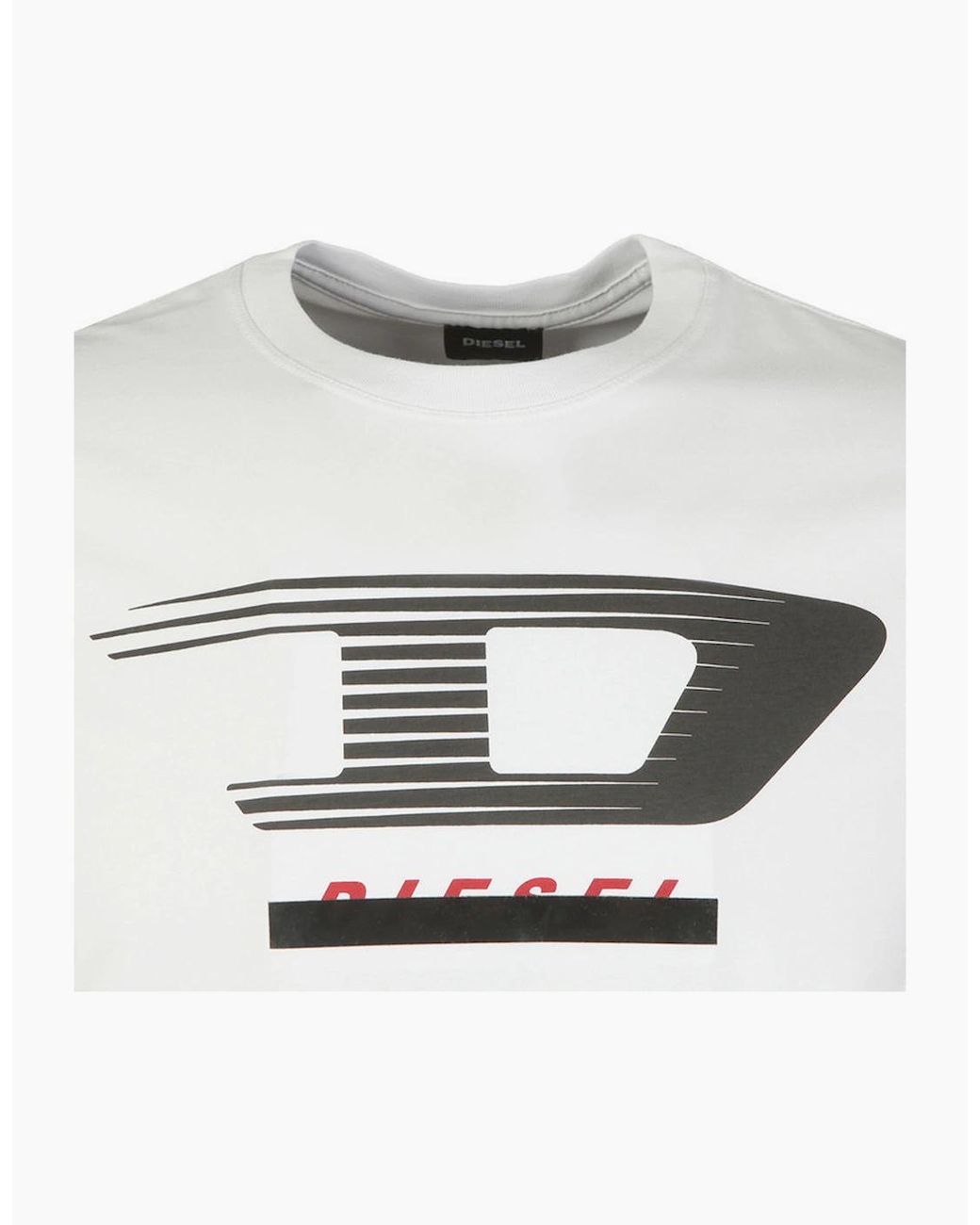 DIESEL Blue T Just Y4 T Shirt Crew Neck Short Sleeve Casual Cotton Tee for men