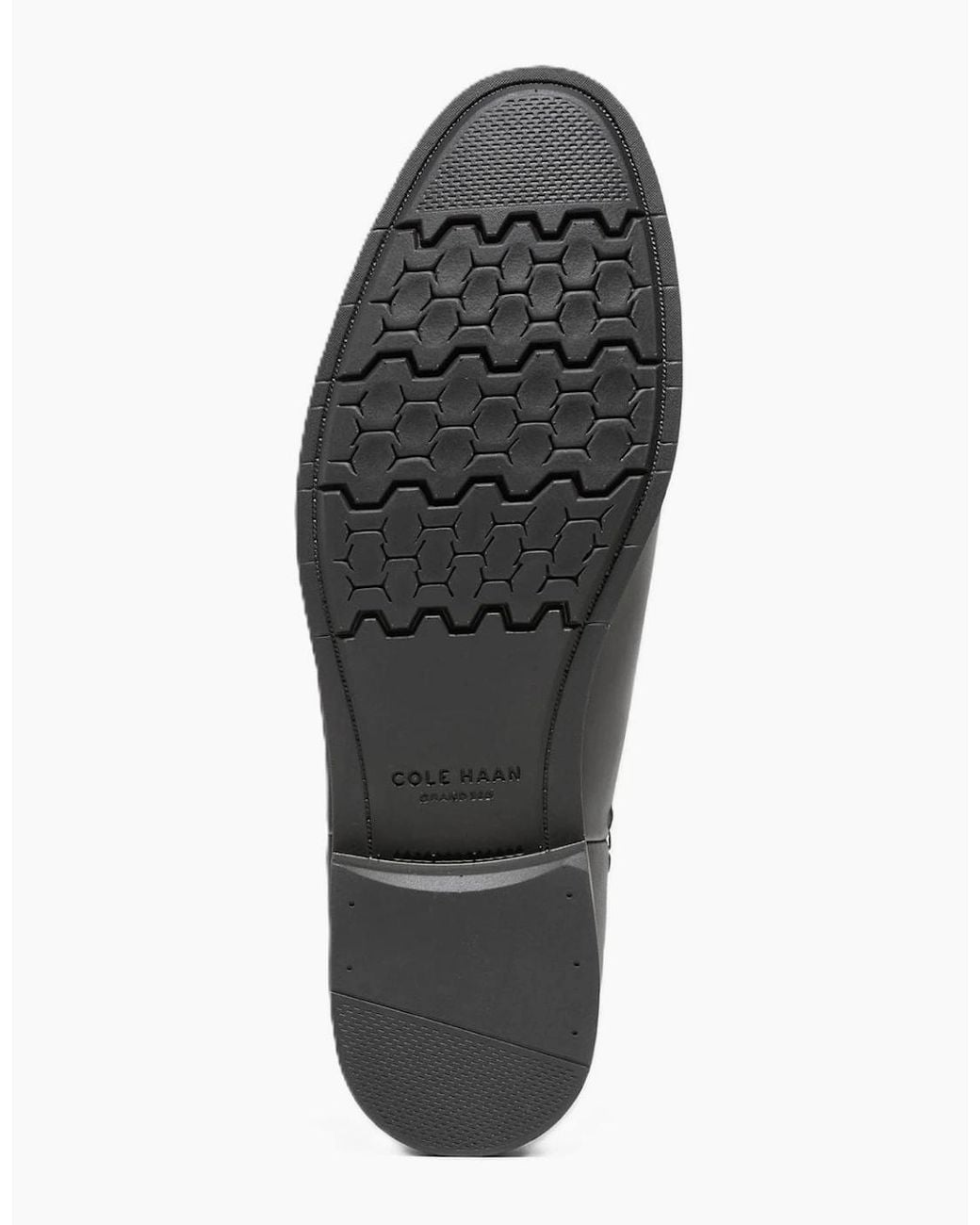 Cole Haan Black Newmark Grand Leather Chelsea Boots for men