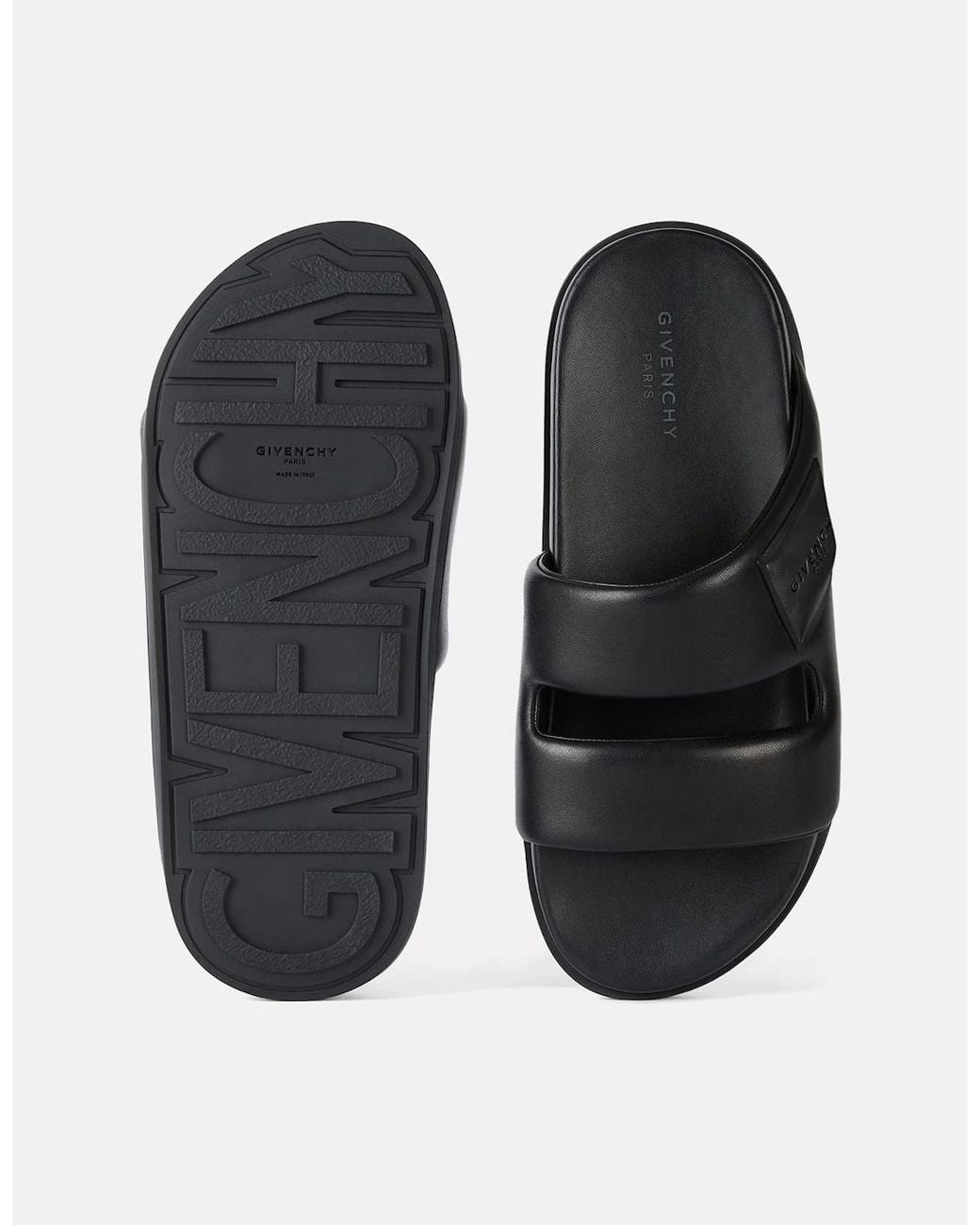 Givenchy White Puffy Sandals for men