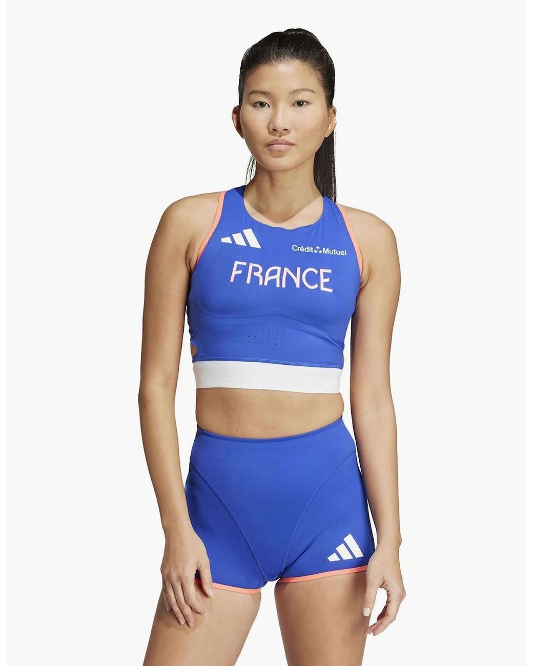 Adidas Blue Team F Crop W Gym Vest