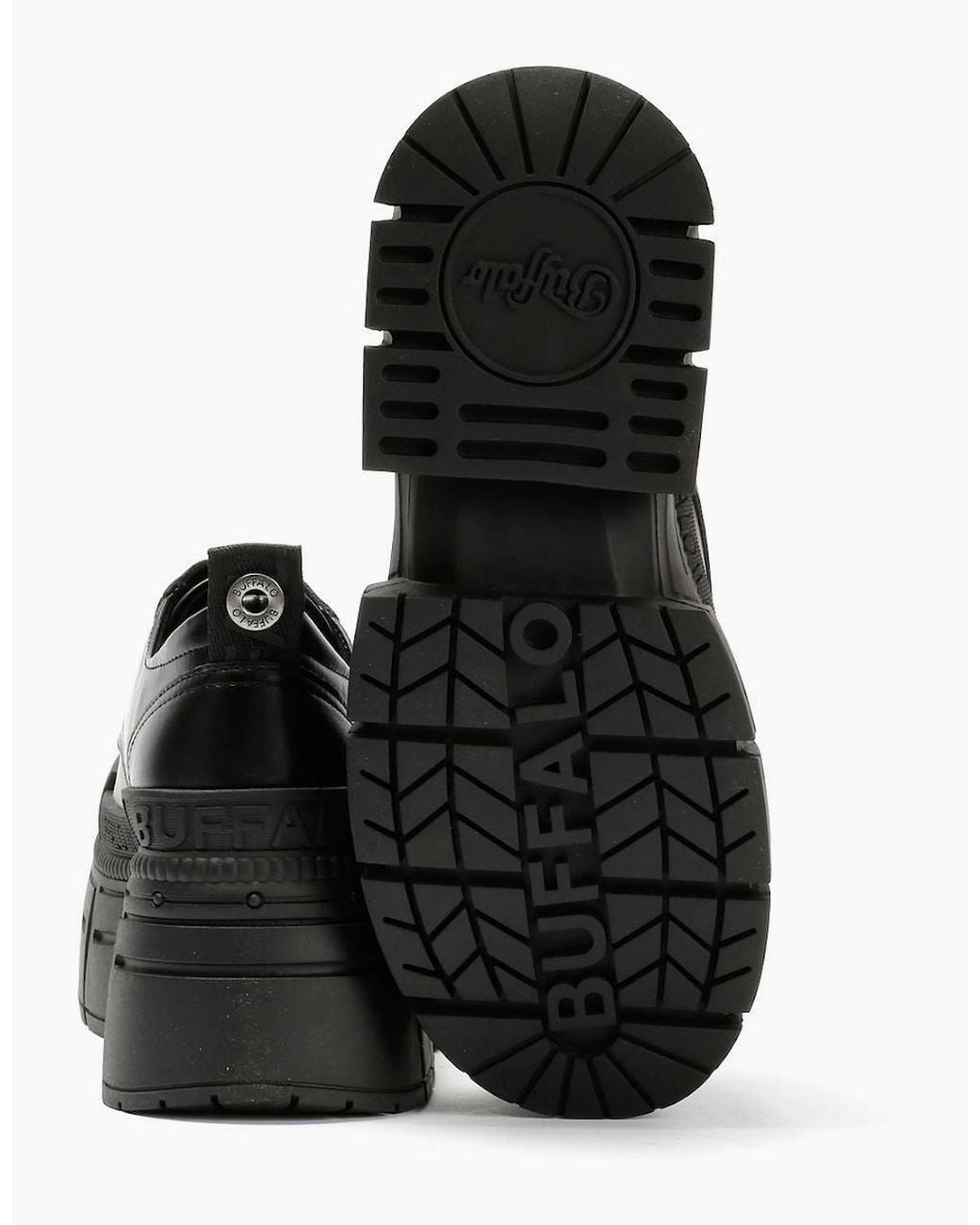Buffalo Black Gospher Front Zip Lo Vegan Shoes