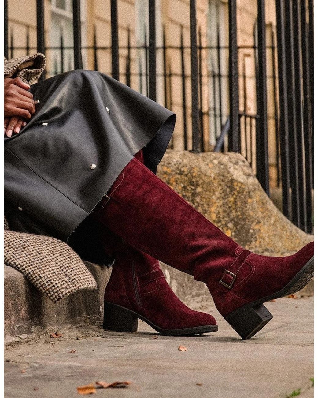 Hush Puppies Brown Heidi Boot Tall Boots Wine