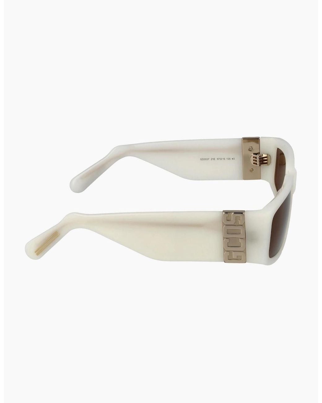 Gcds White Sunglasses Gd0037 21E 57