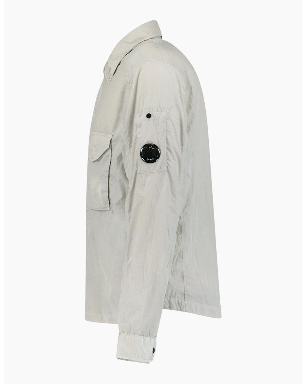 C P Company Gray Lens Chrome Zip-Up Jacket Light for men