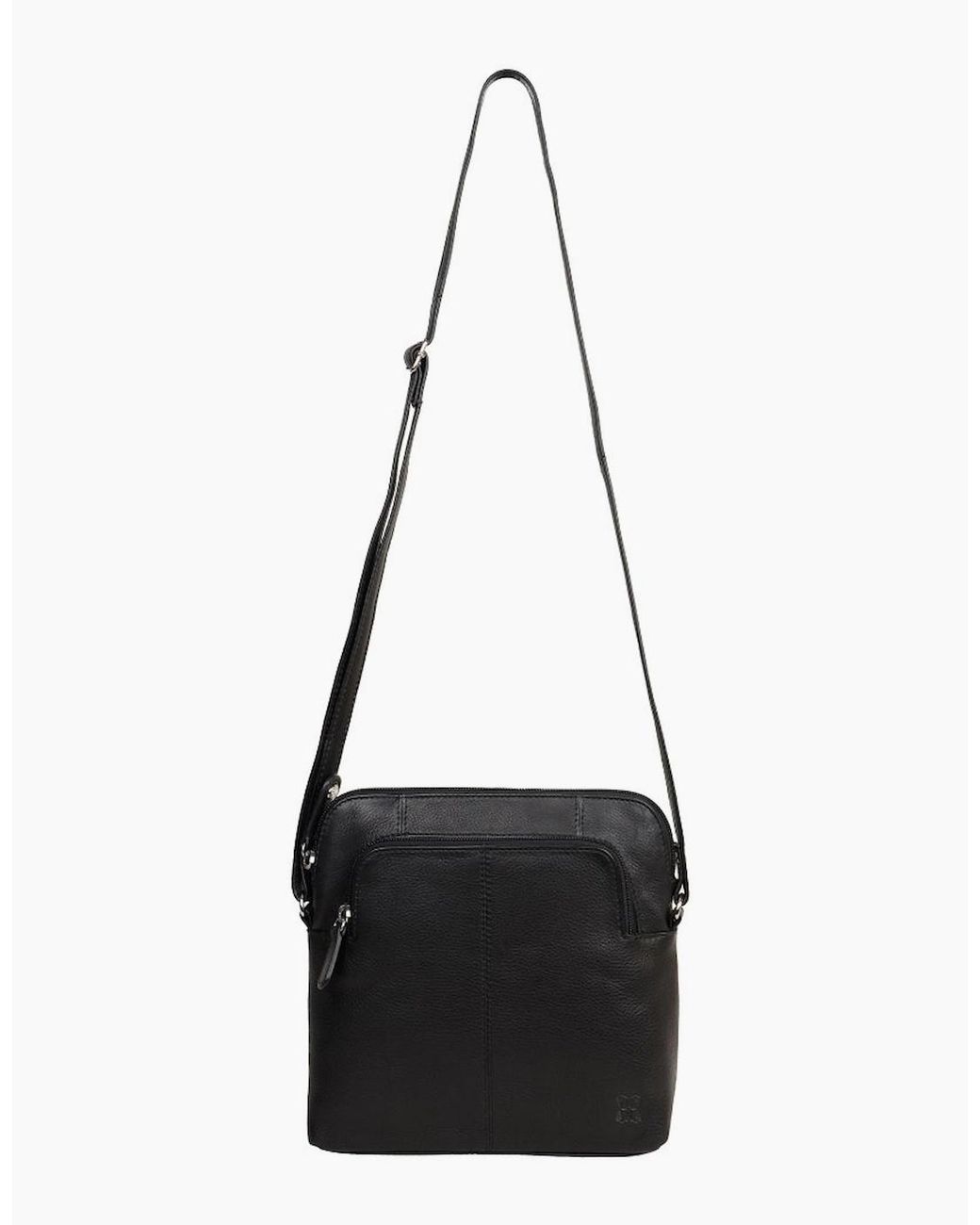 Lakeland Leather White Raven Cross Body Bag