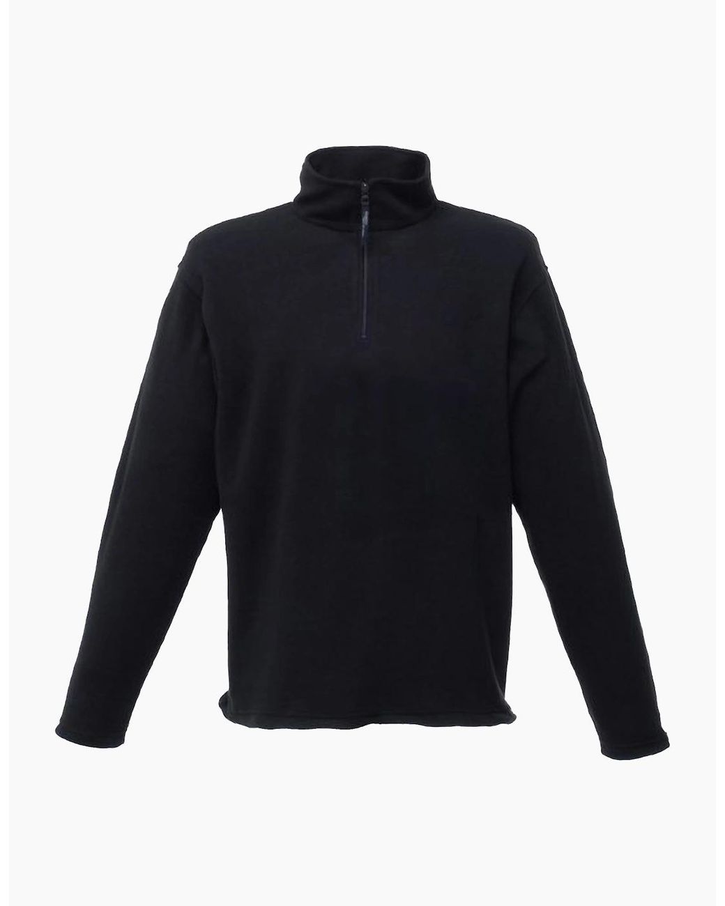 Regatta Blue Micro Zip Neck Fleece Top (170 Gsm) for men