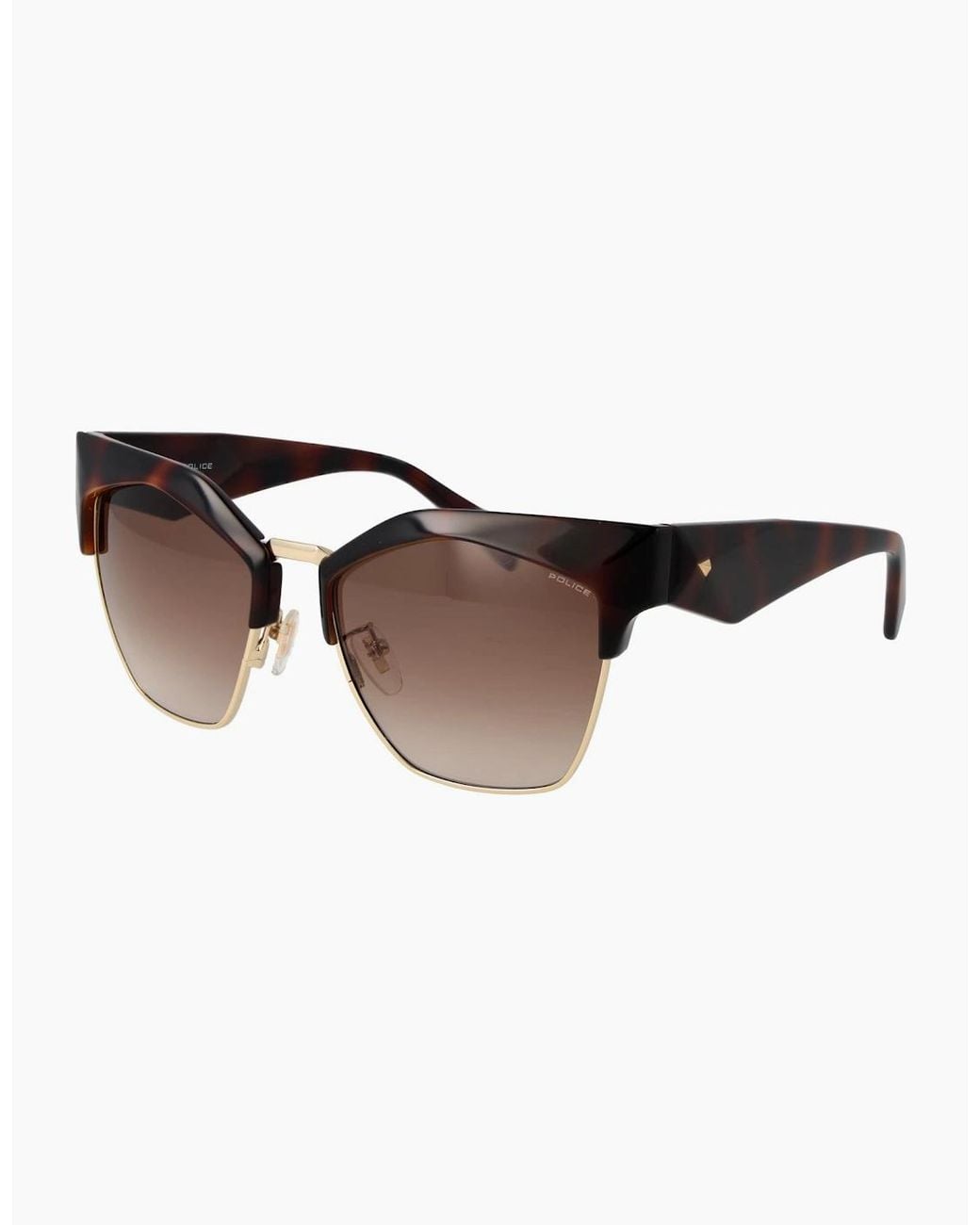 Police Brown Sunglasses Spln59 01Ay 56