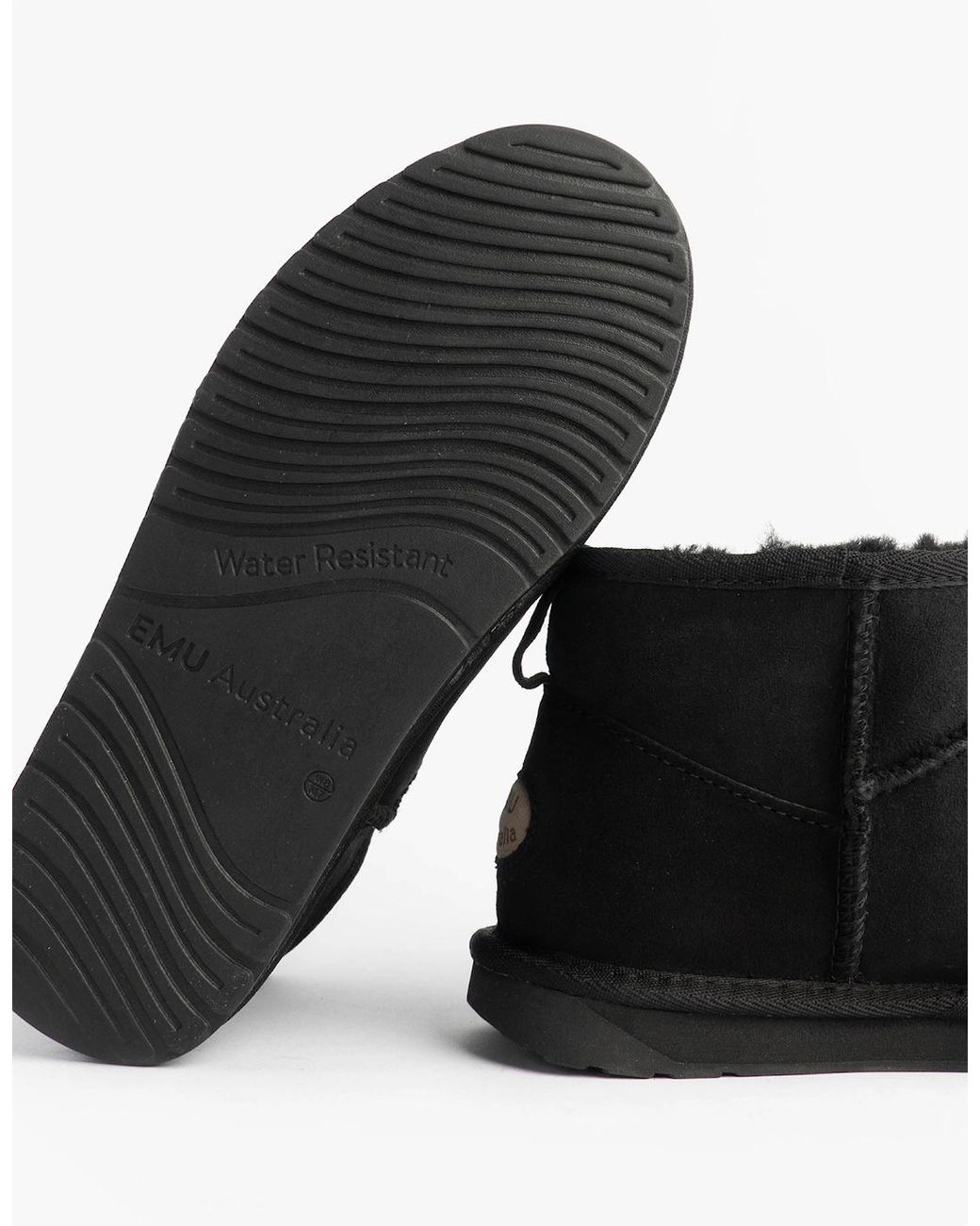 EMU Black Australia Stinger Micro Sheepskin Boot