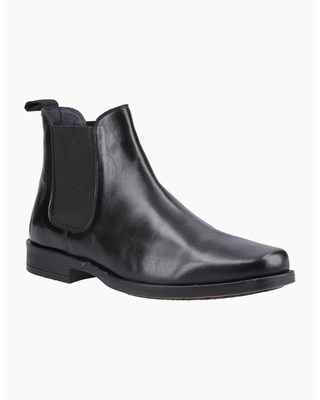 Hush Puppies Black Brennan Chelsea Boots for men