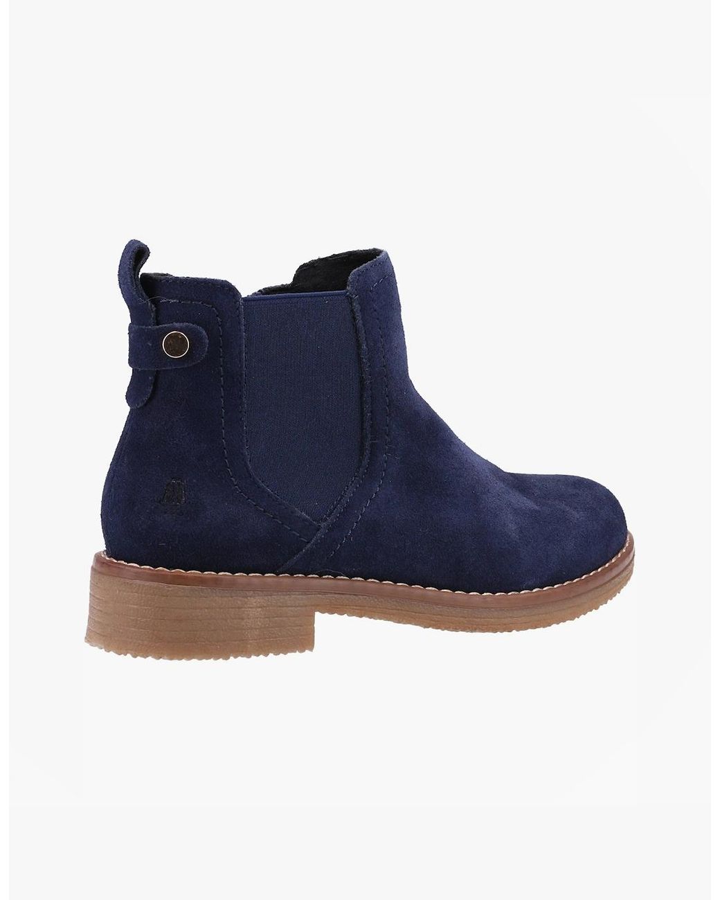 Hush Puppies Blue Maddy Wide Chelsea Boots