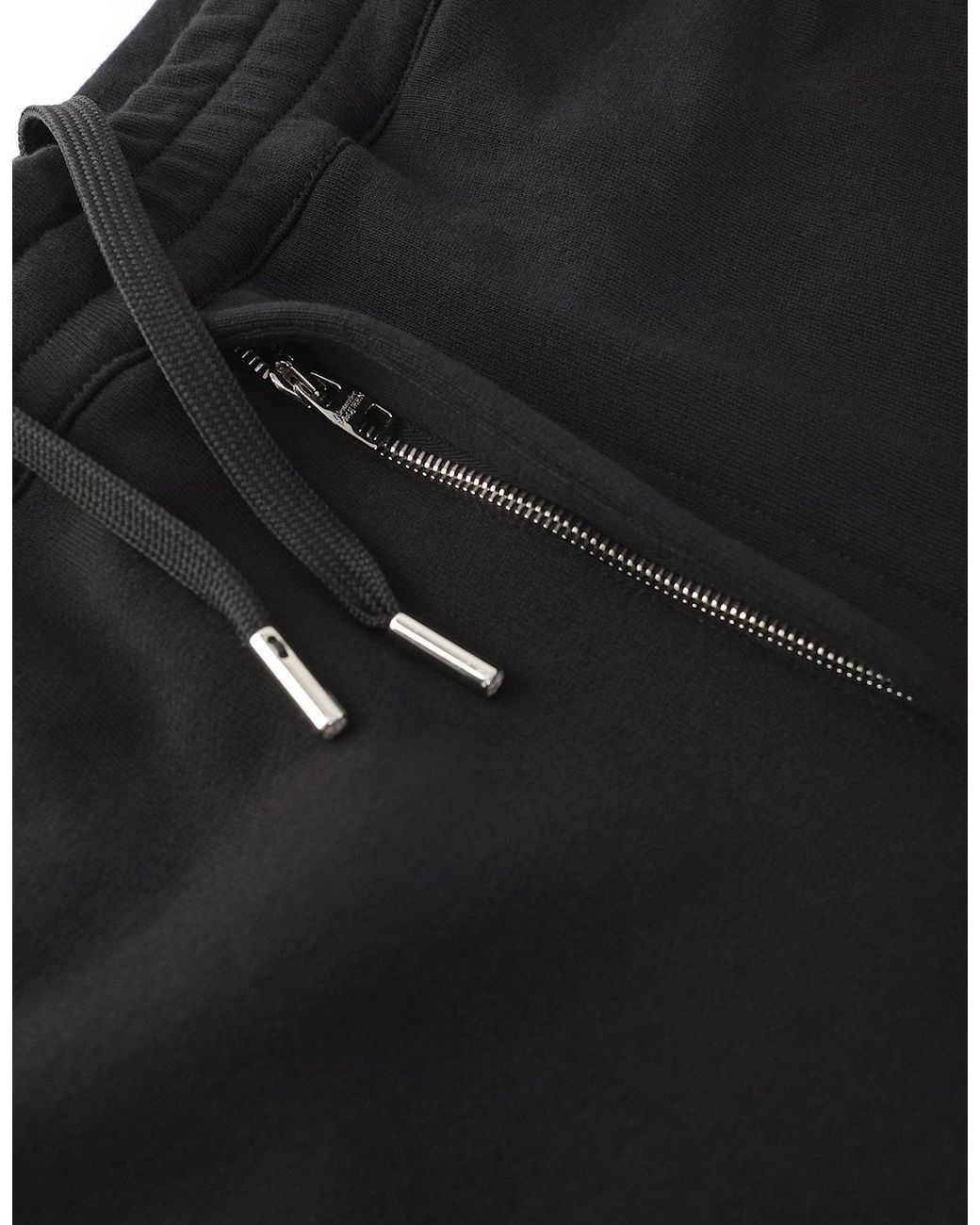 McQueen Black Seal Logo Jersey Shorts for men