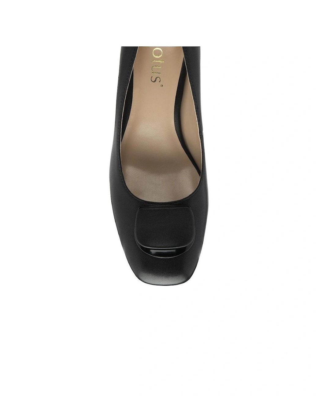 Lotus Black Allegra Court Shoes