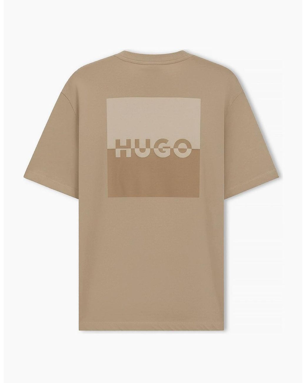 Boss Natural Split Logo T Shirt for men