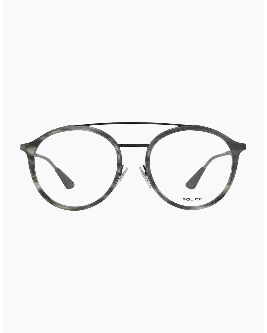 Police Gray Optical Frame Vpl688 4Atm 52 for men