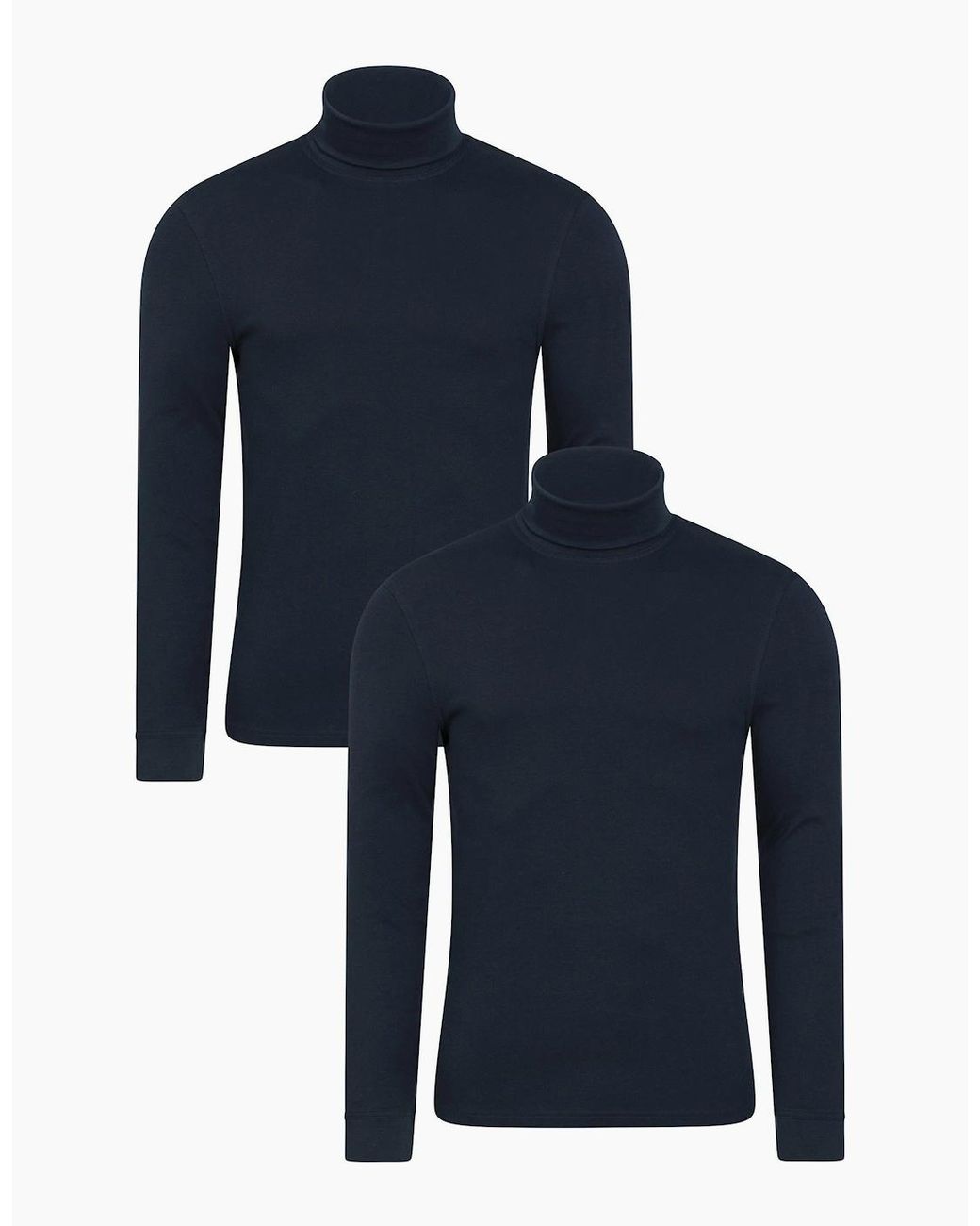 Mountain Warehouse Blue Meribel Thermal Top (Pack Of 2) for men