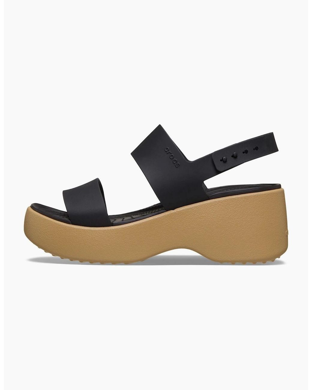 CROCSTM Black Brooklyn Sky Eva /Cashew Sandals